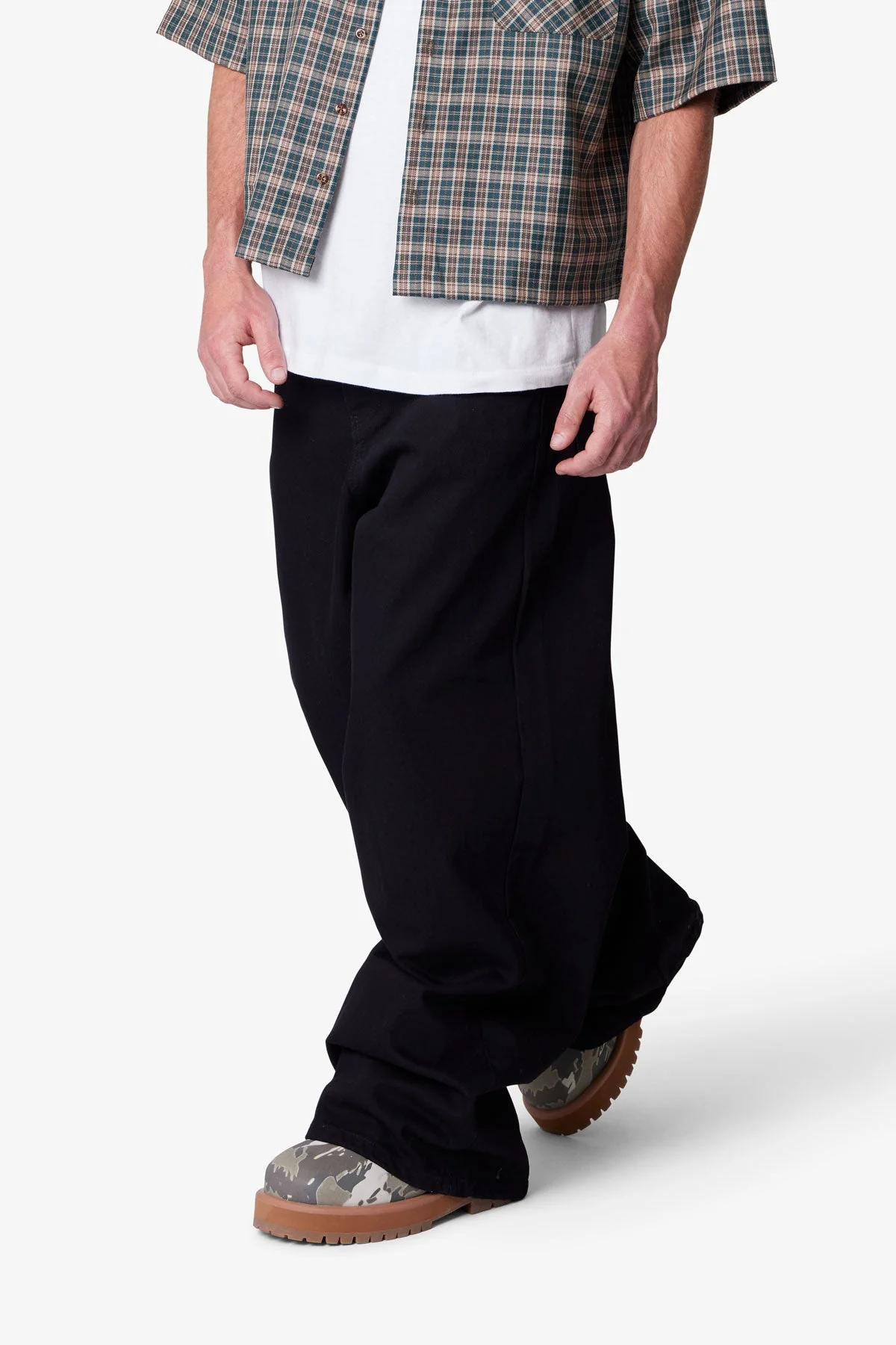 Raw Baggy Rave Denim - Washed Black - Image 6