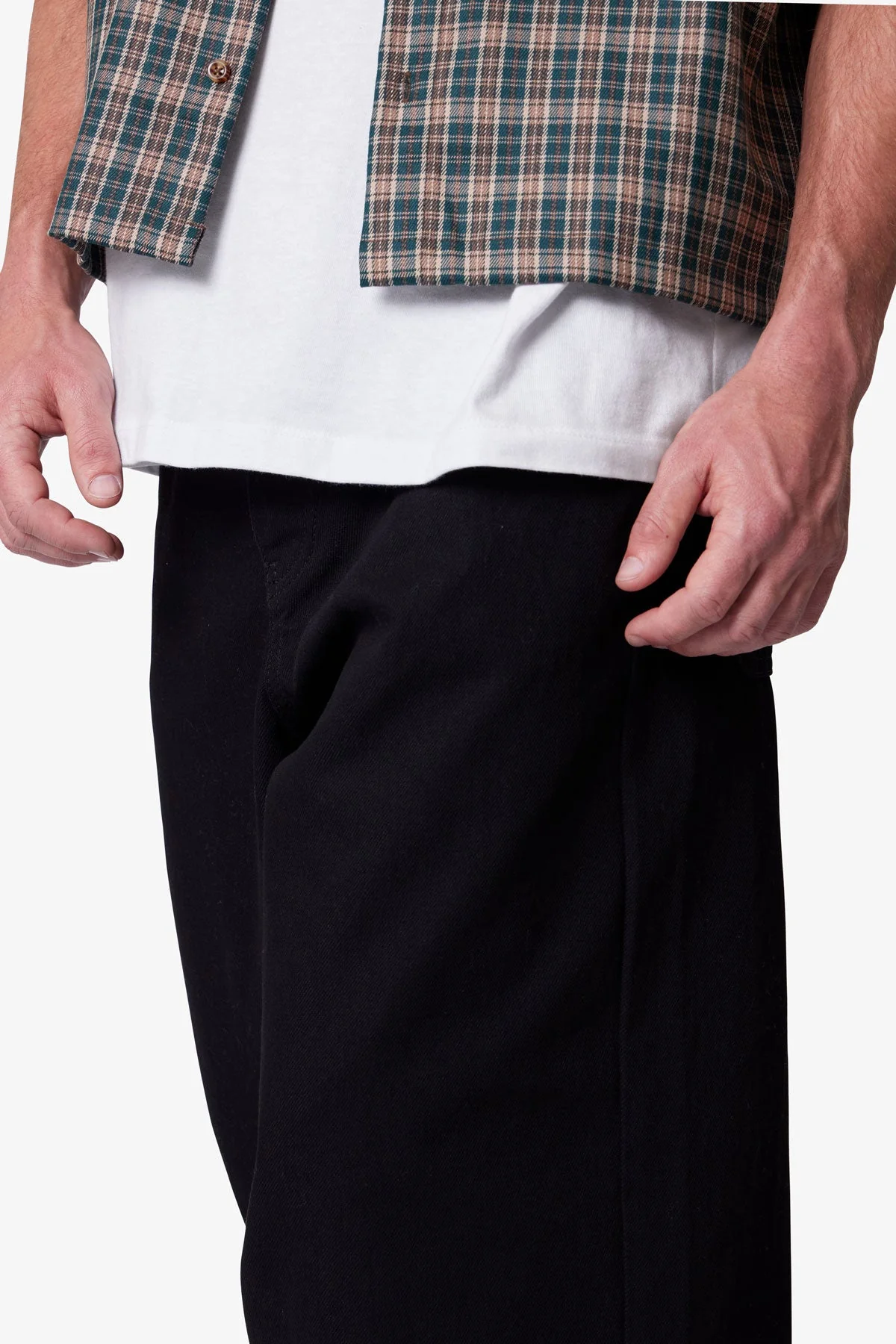 Raw Baggy Rave Denim - Washed Black - Image 7