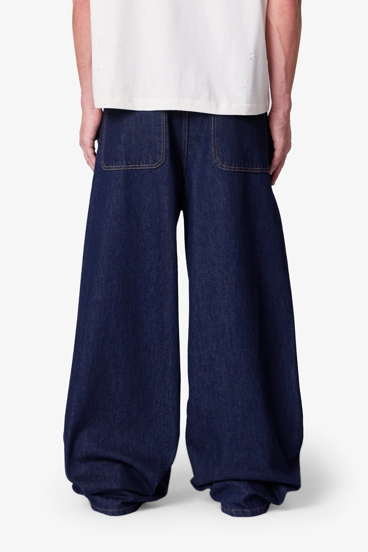 Raw Baggy Rave Denim - Washed Indigo - Image 5