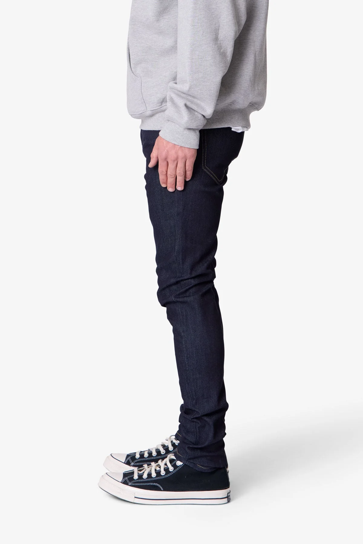 Raw Skinny Denim - Rinsed Indigo - Image 4
