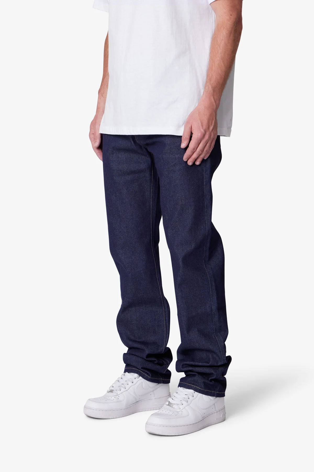 Raw Straight Denim - Rinsed Indigo - Image 3