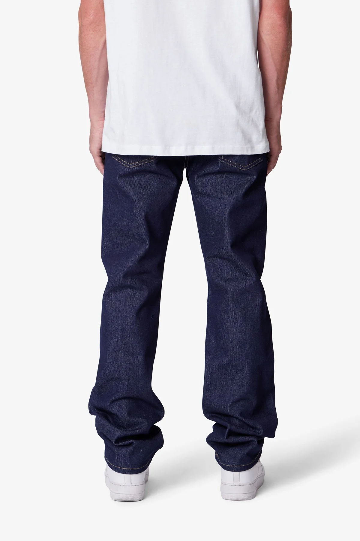 Raw Straight Denim - Rinsed Indigo - Image 5