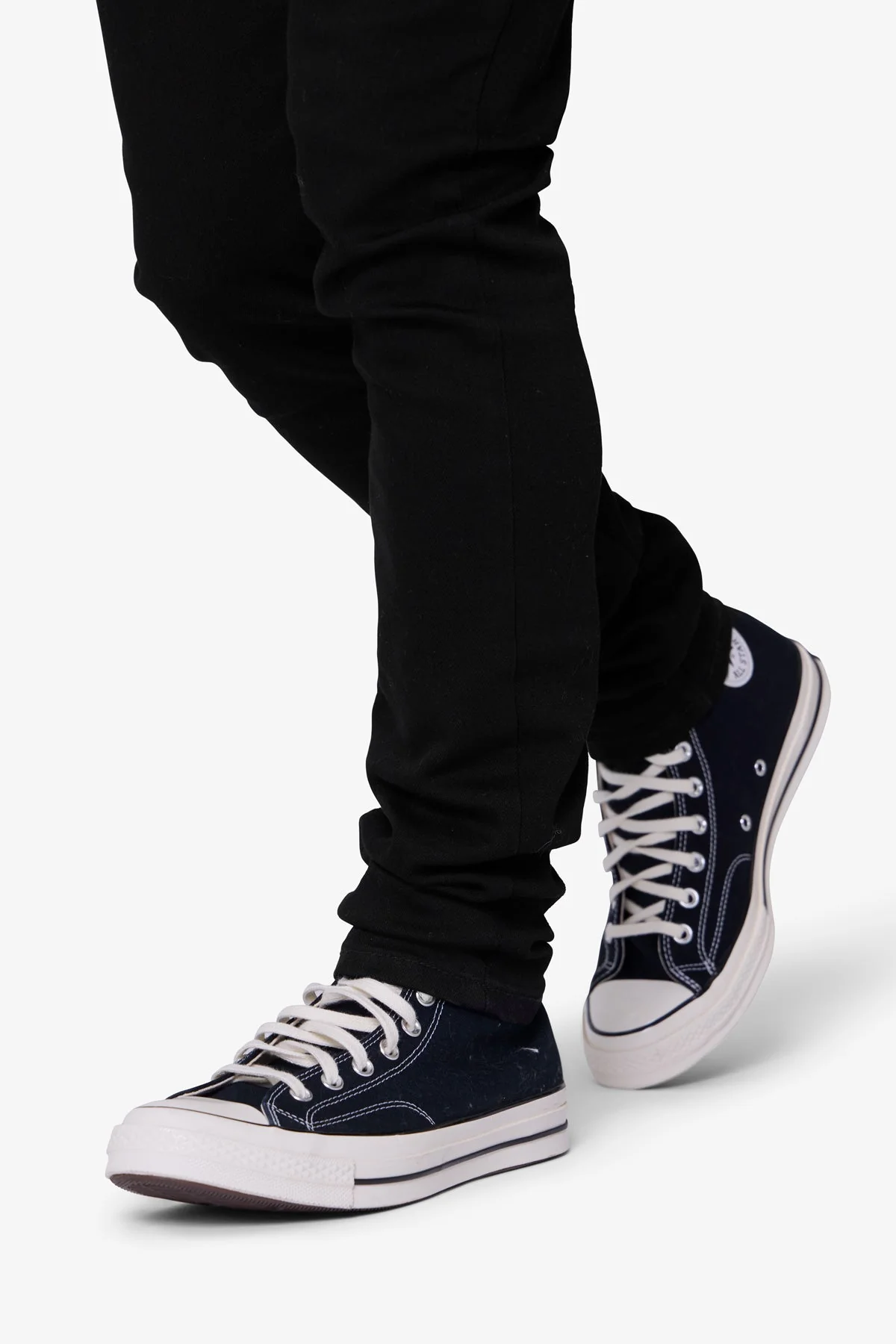 Raw Skinny Denim - Rinsed Black - Image 8