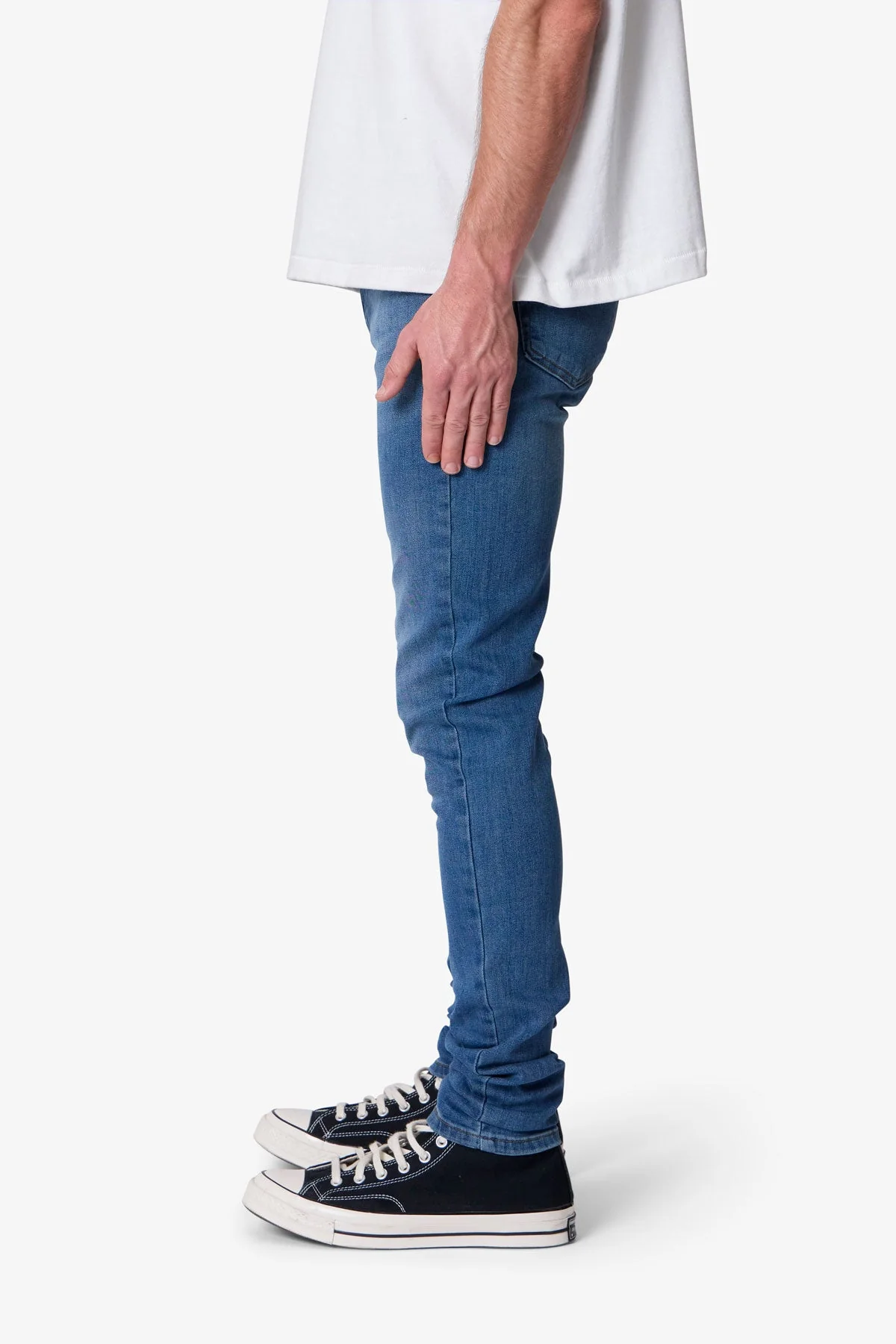 Skinny Denim - Washed Blue - Image 4