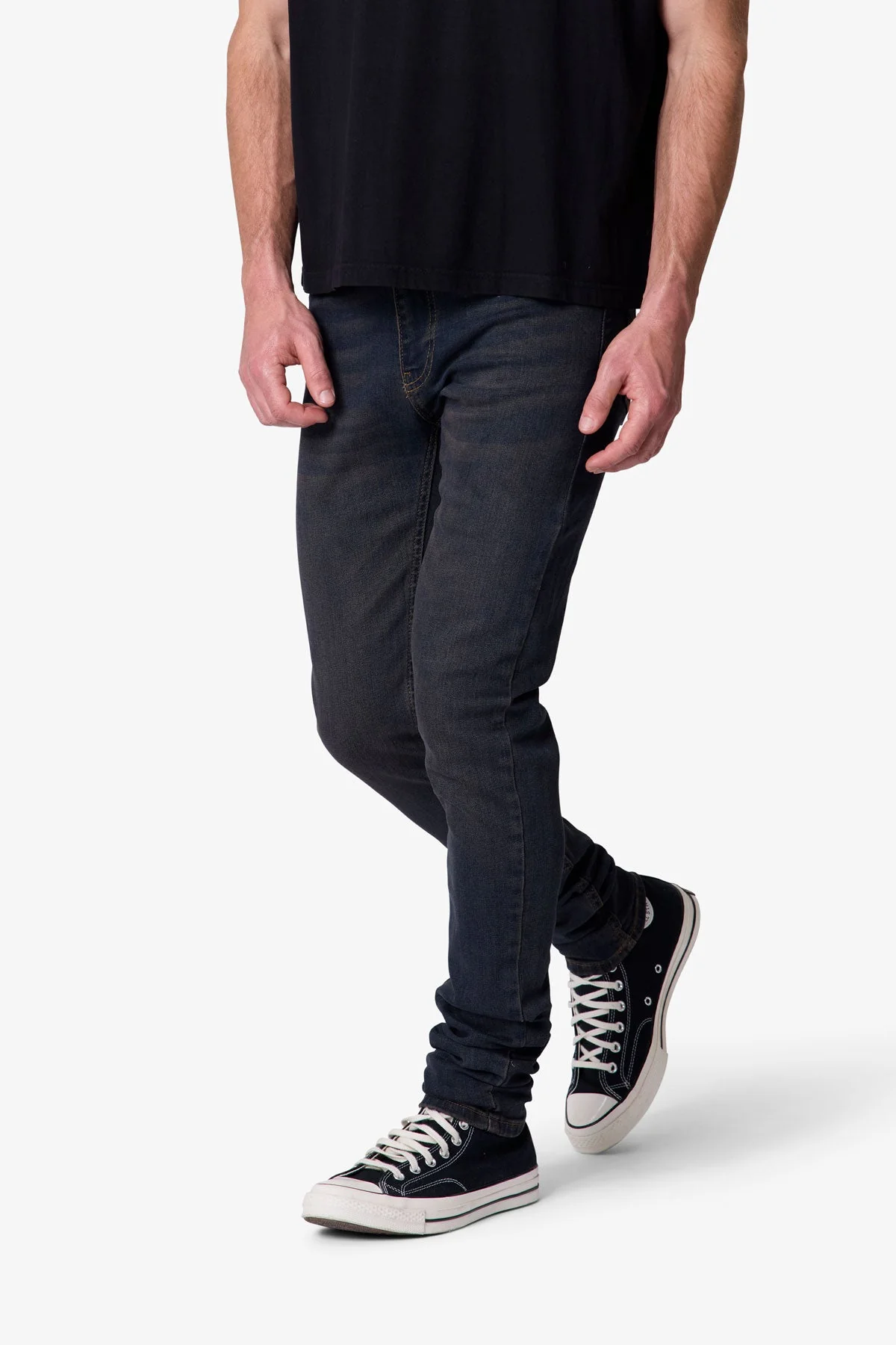 Skinny Denim - Washed Brown - Image 7