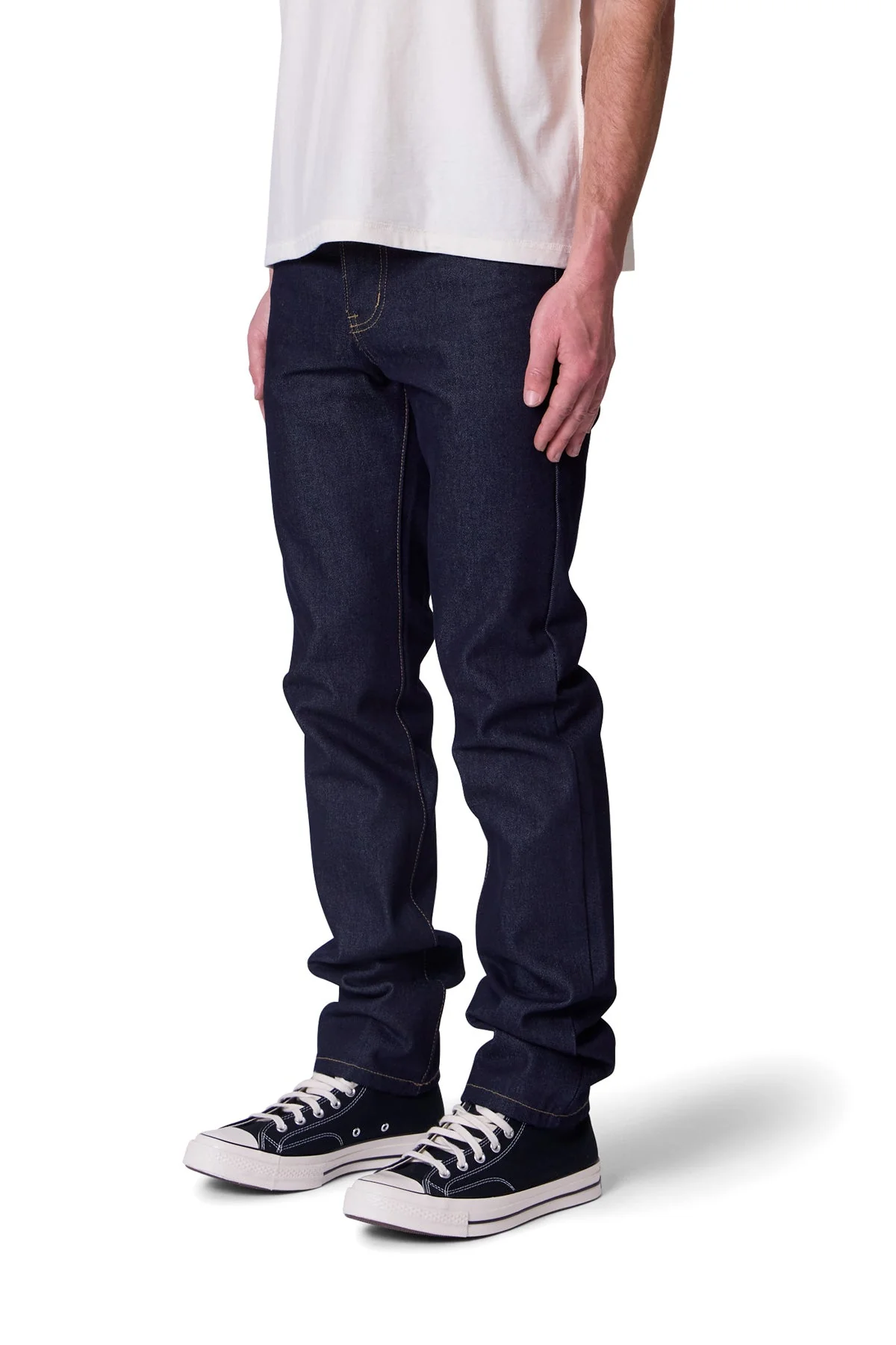 Raw Slim Denim - Rinsed Indigo - Image 3