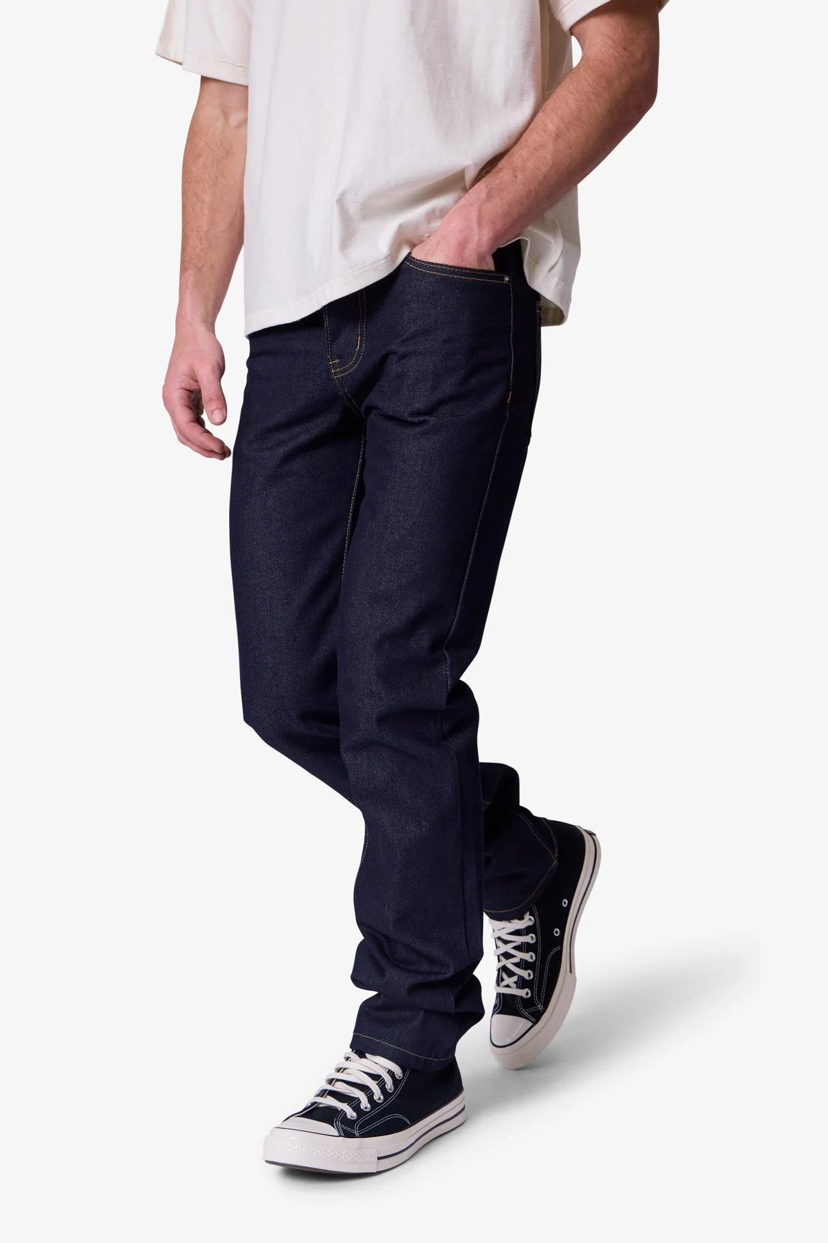 Raw Slim Denim - Rinsed Indigo - Image 6