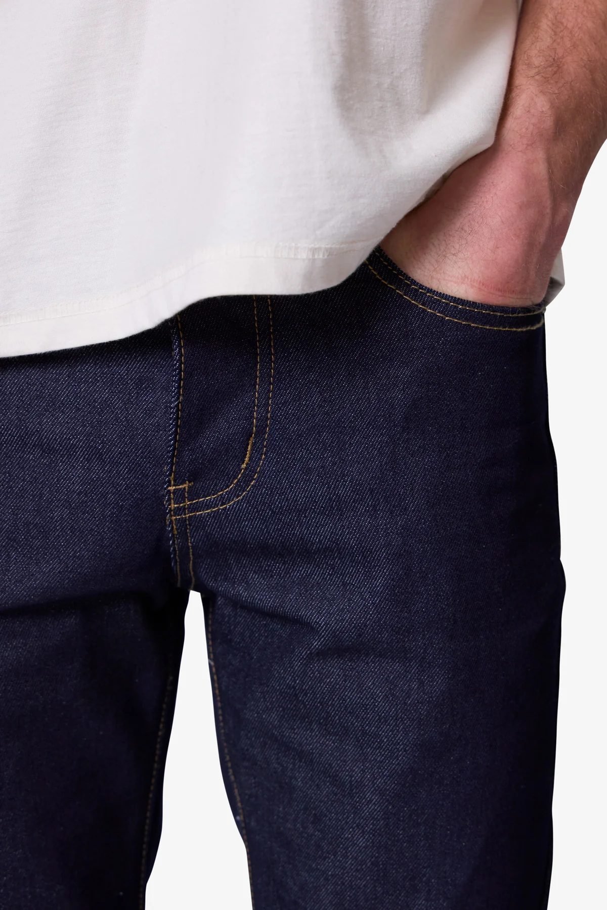 Raw Slim Denim - Rinsed Indigo - Image 7