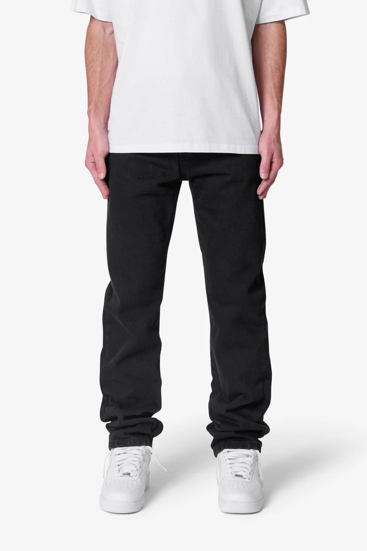Raw Straight Denim - Rinsed Black - Image 2