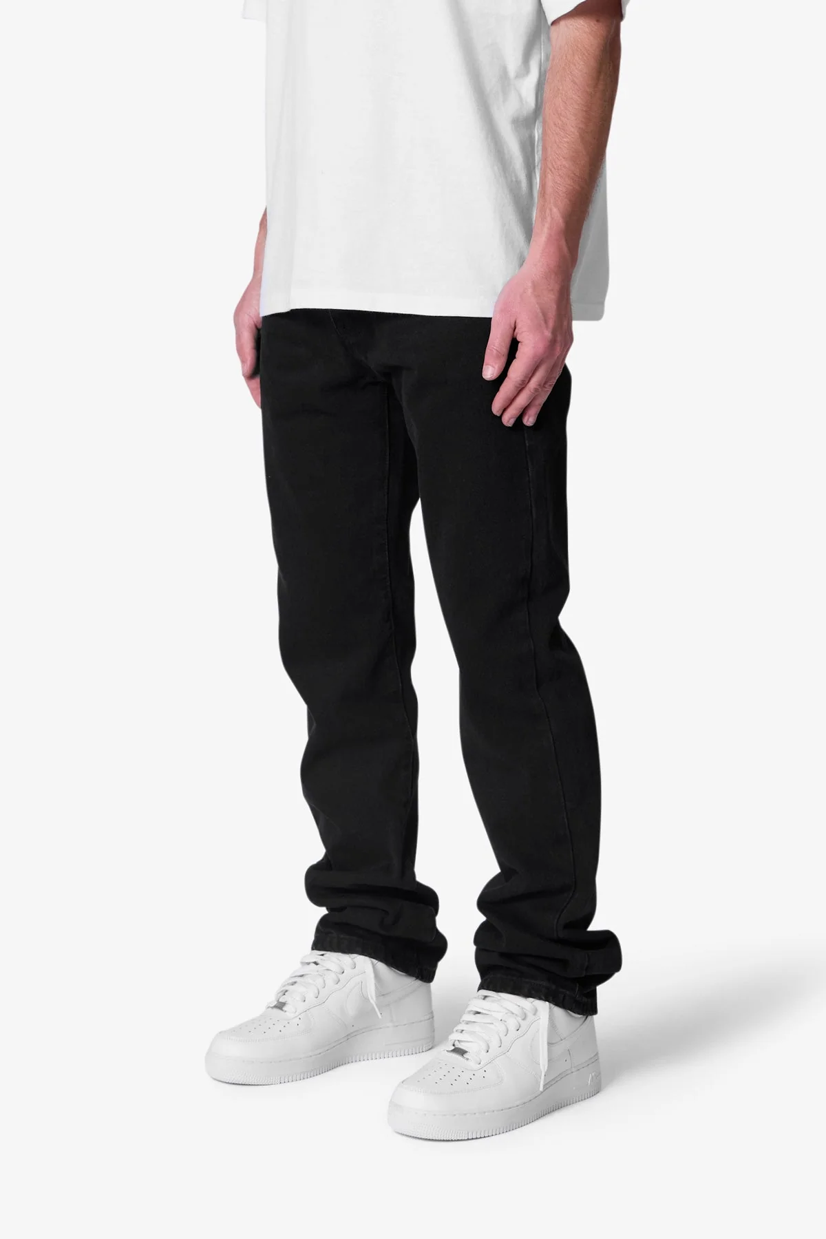 Raw Straight Denim - Rinsed Black - Image 3