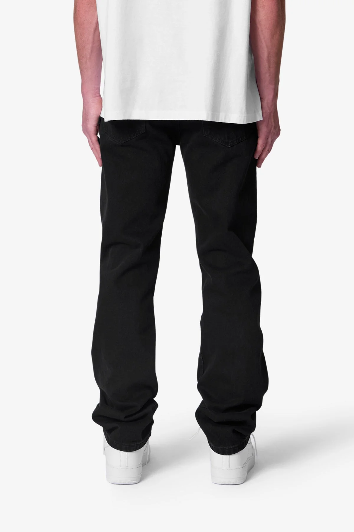 Raw Straight Denim - Rinsed Black - Image 5