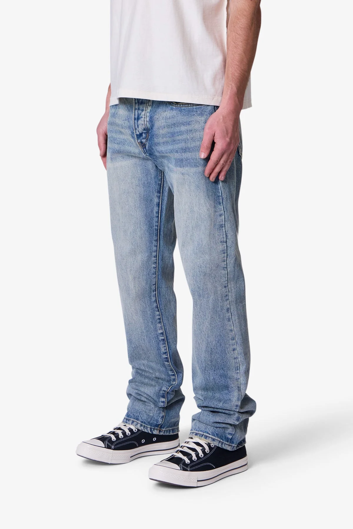 Straight Denim - Medium Blue - Image 3
