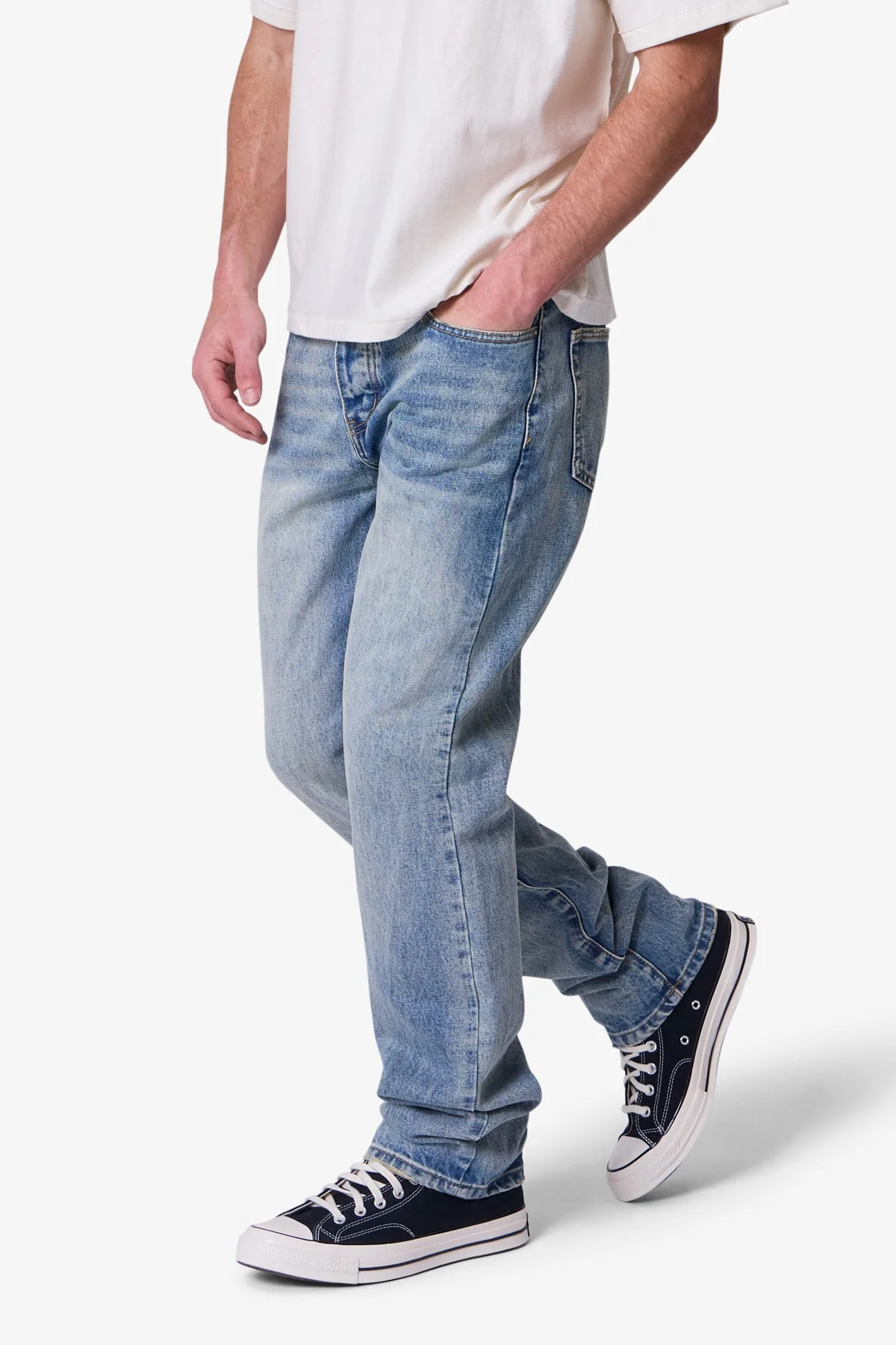 Straight Denim - Medium Blue - Image 6