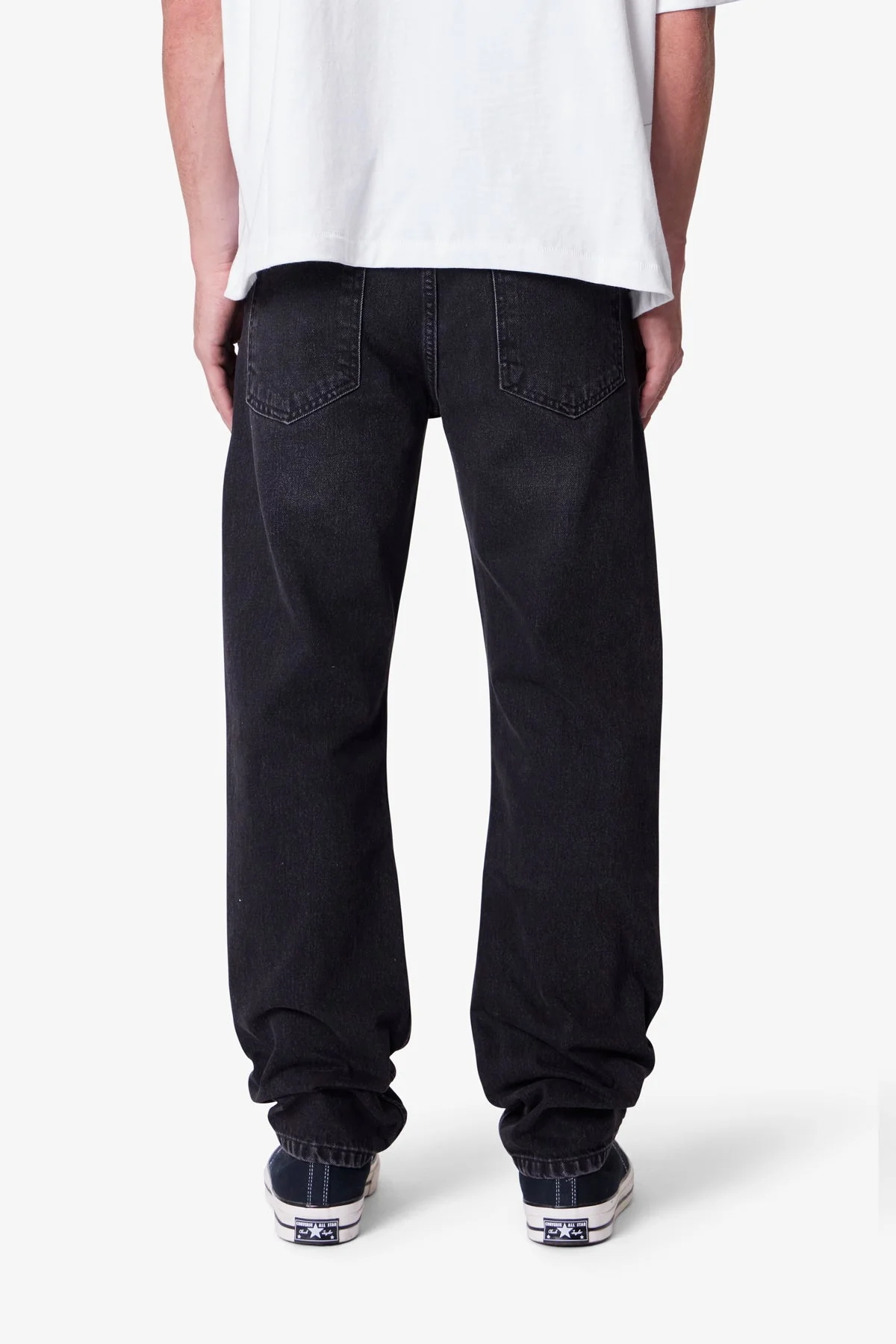 Straight Denim - Stone Wash Black - Image 5