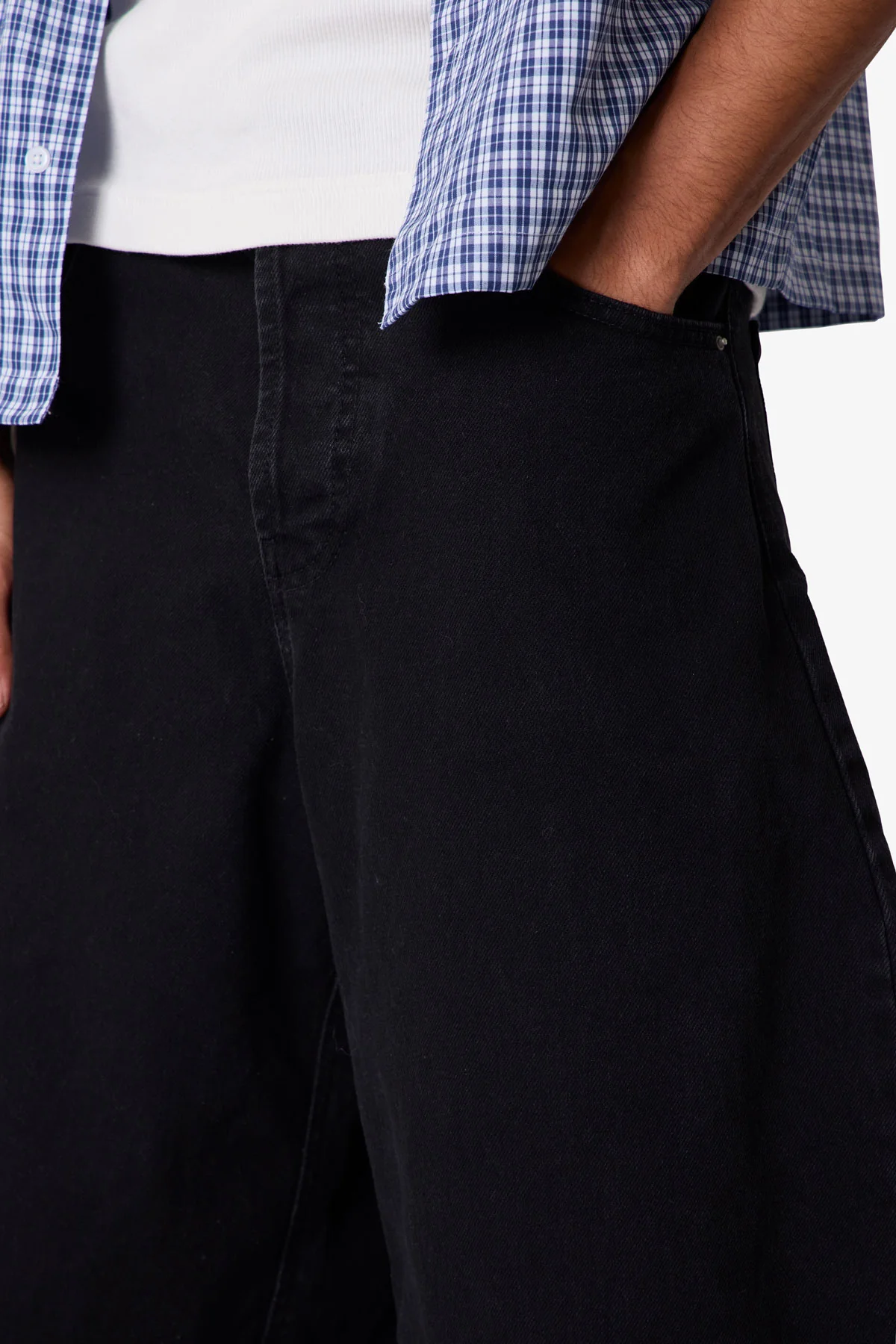 Barrel Denim - Washed Black - Image 7