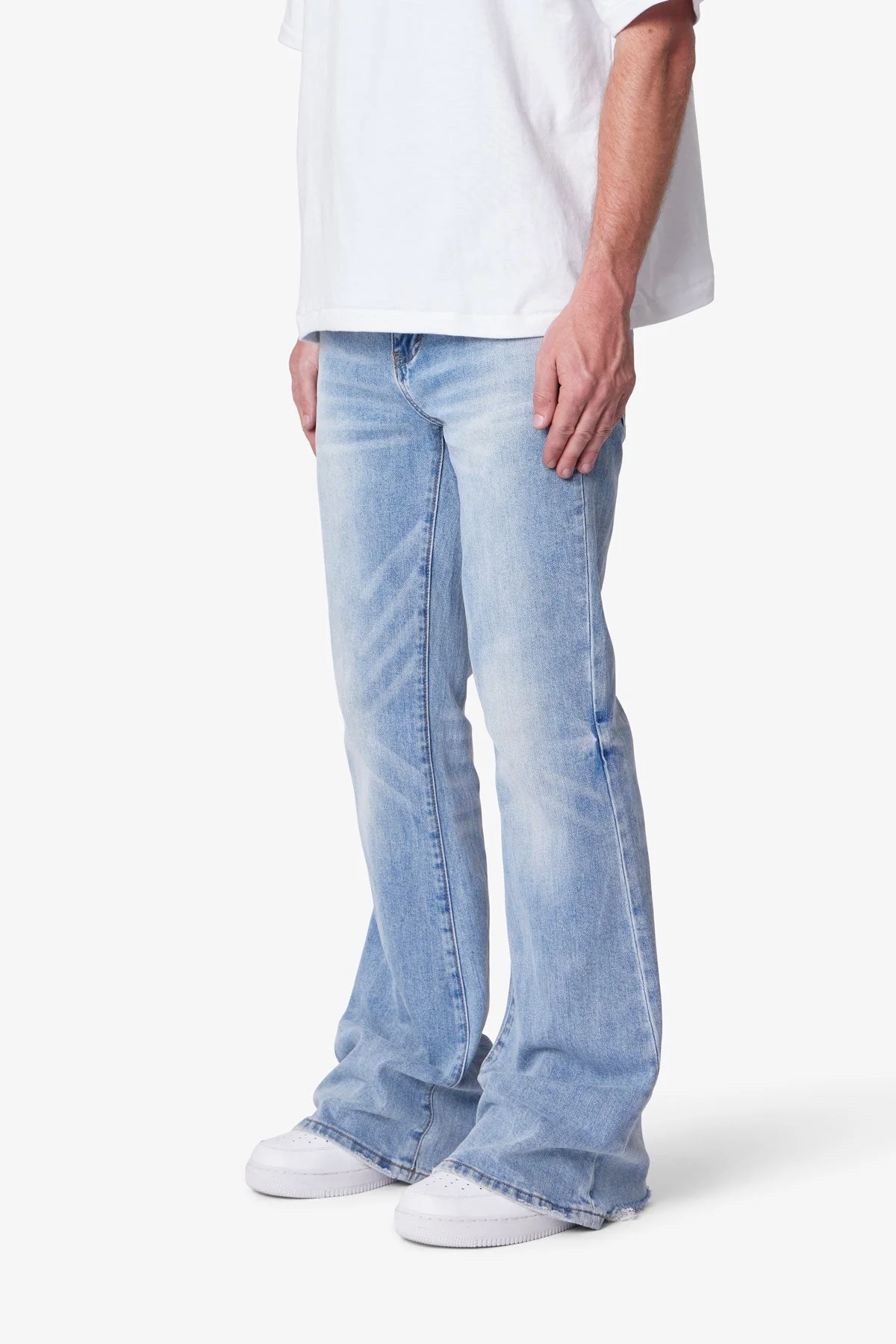 Super Flare Denim - Light Blue - Image 3