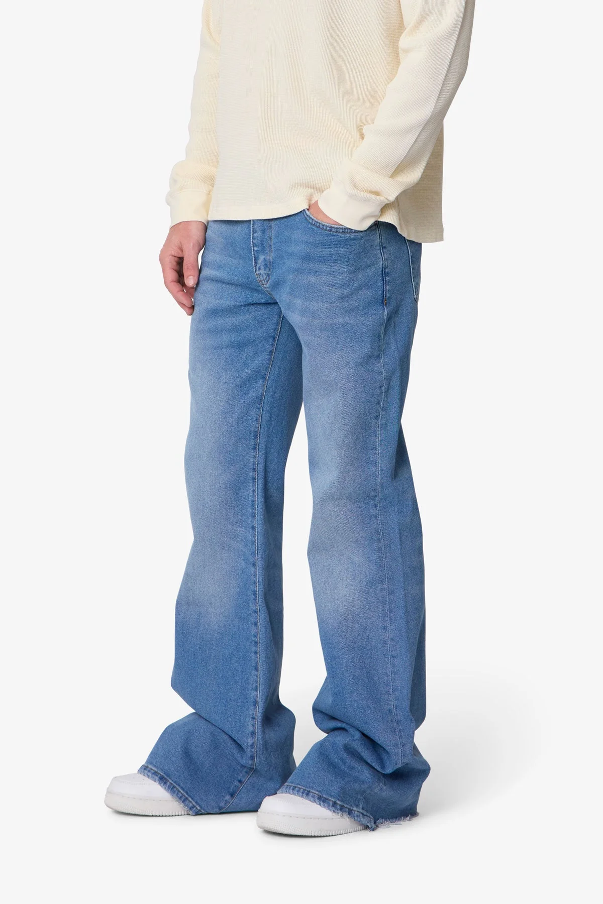 Super Flare Denim - Medium Blue - Image 6