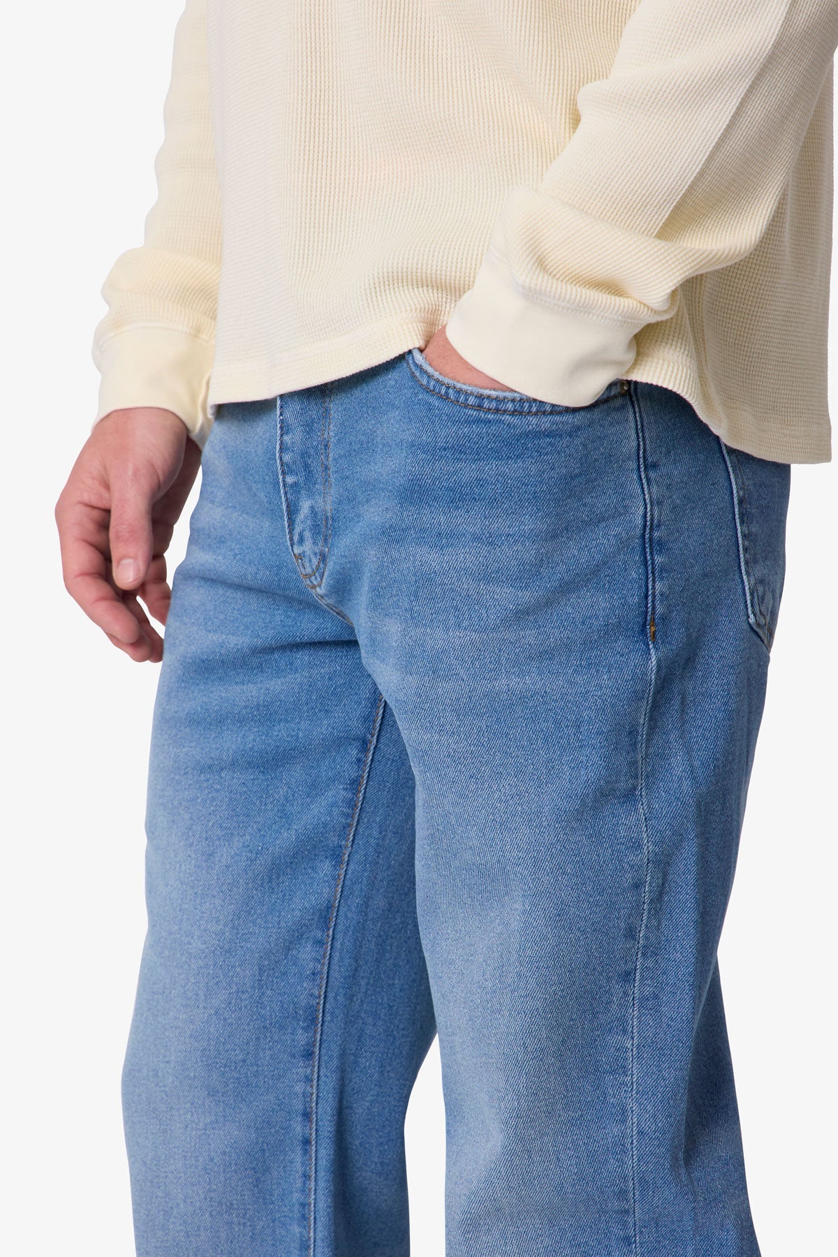 Super Flare Denim - Medium Blue - Image 7