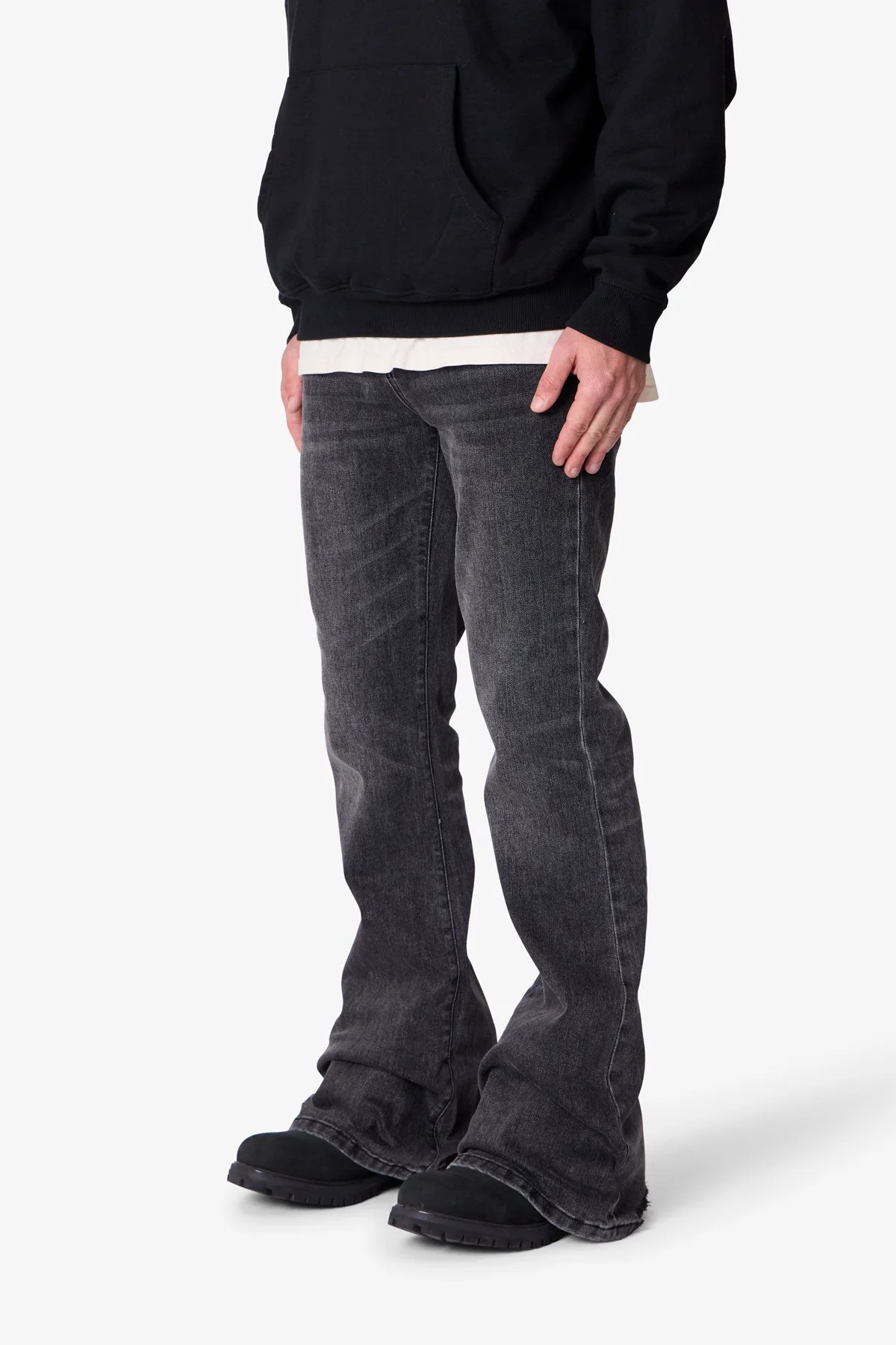 Super Flare Denim - Vintage Black - Image 3