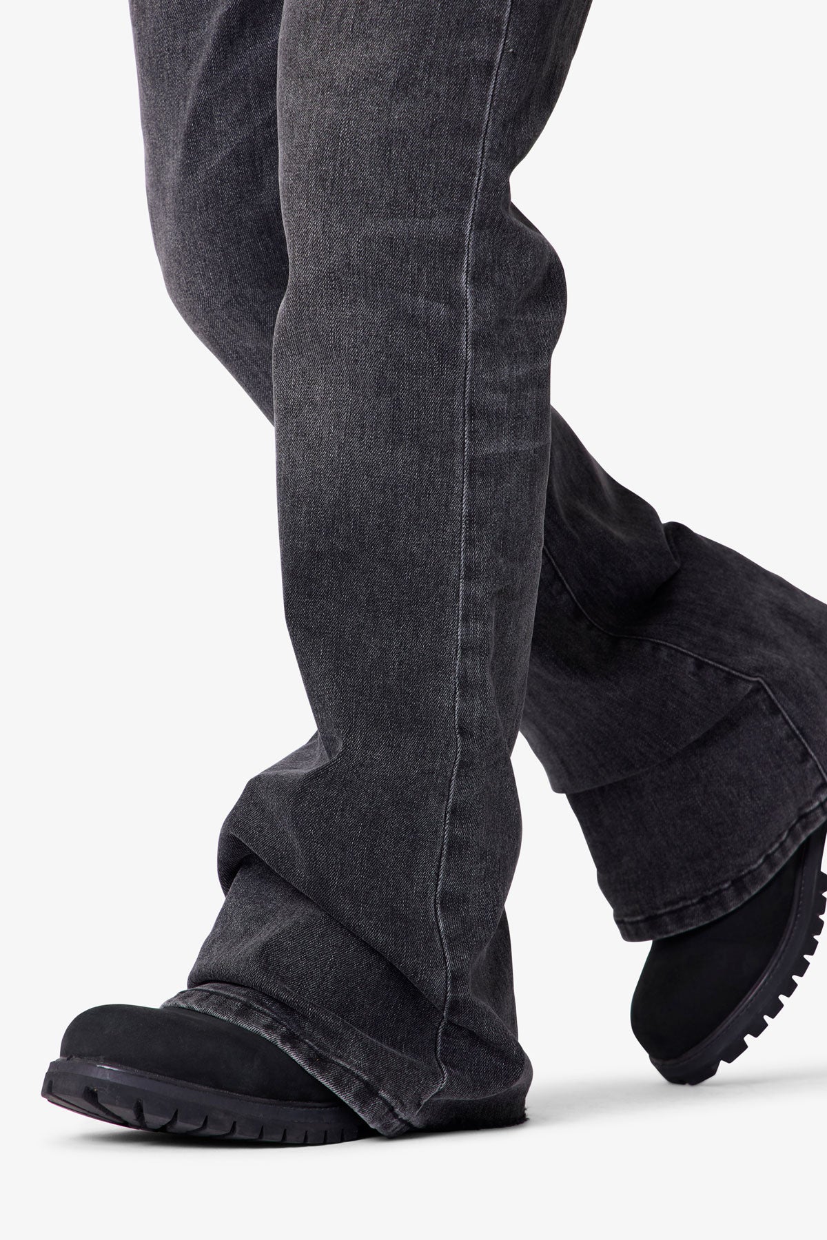 Super Flare Denim - Vintage Black - Image 7