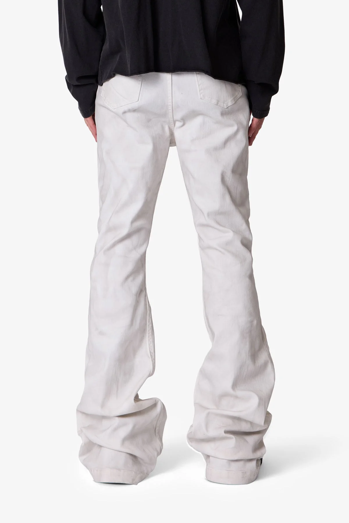 Super Stacked Denim - White - Image 5