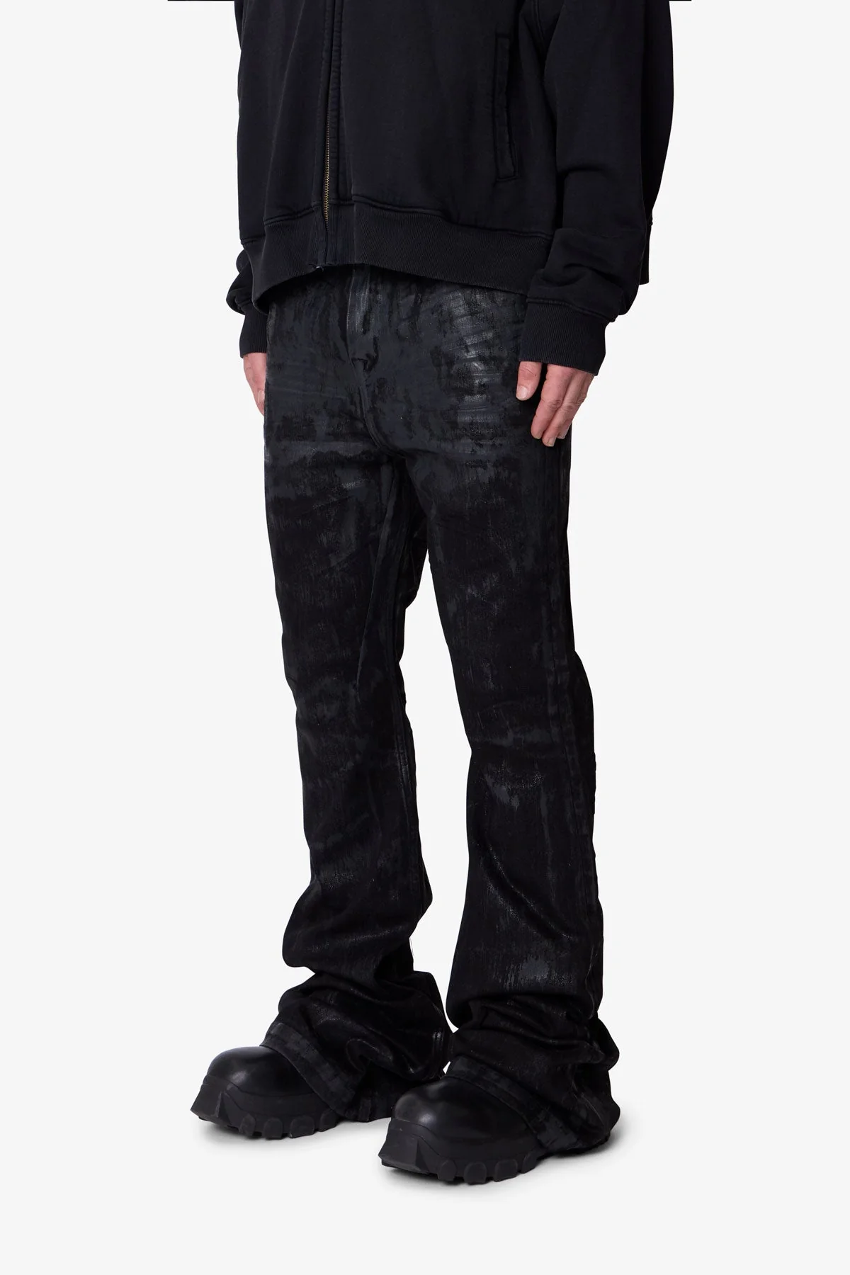 Super Stacked Denim - Waxed Black - Image 3