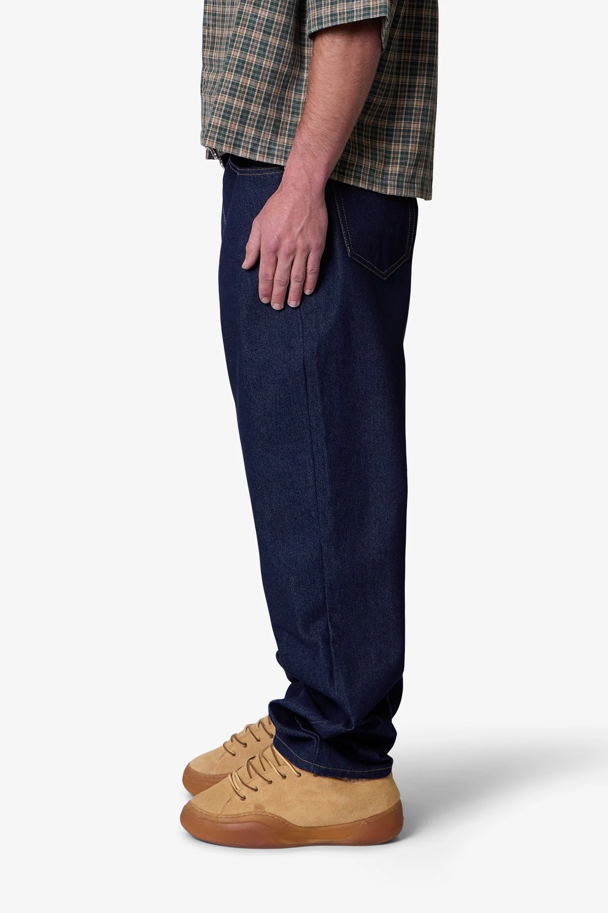 Raw Ultra Baggy Denim - Rinsed Indigo - Image 4