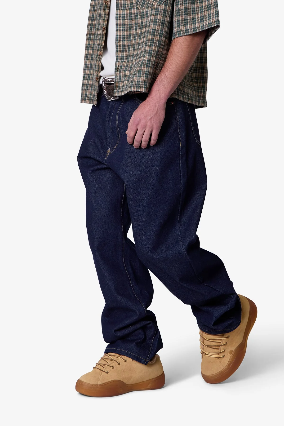 Raw Ultra Baggy Denim - Rinsed Indigo - Image 6