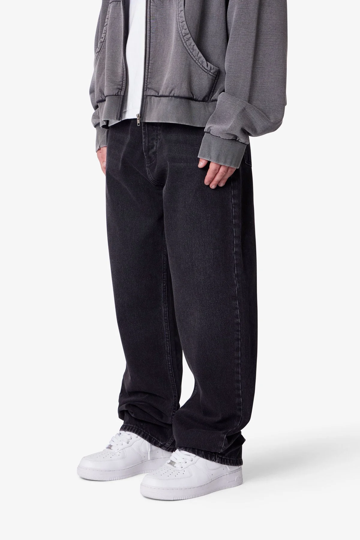 Ultra Baggy Denim - Stone Wash Black - Image 3