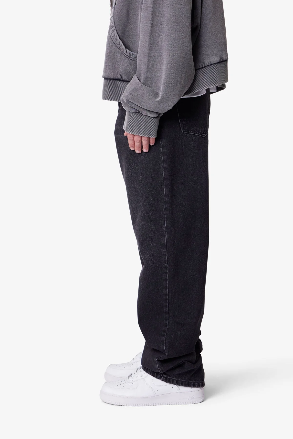Ultra Baggy Denim - Stone Wash Black - Image 4