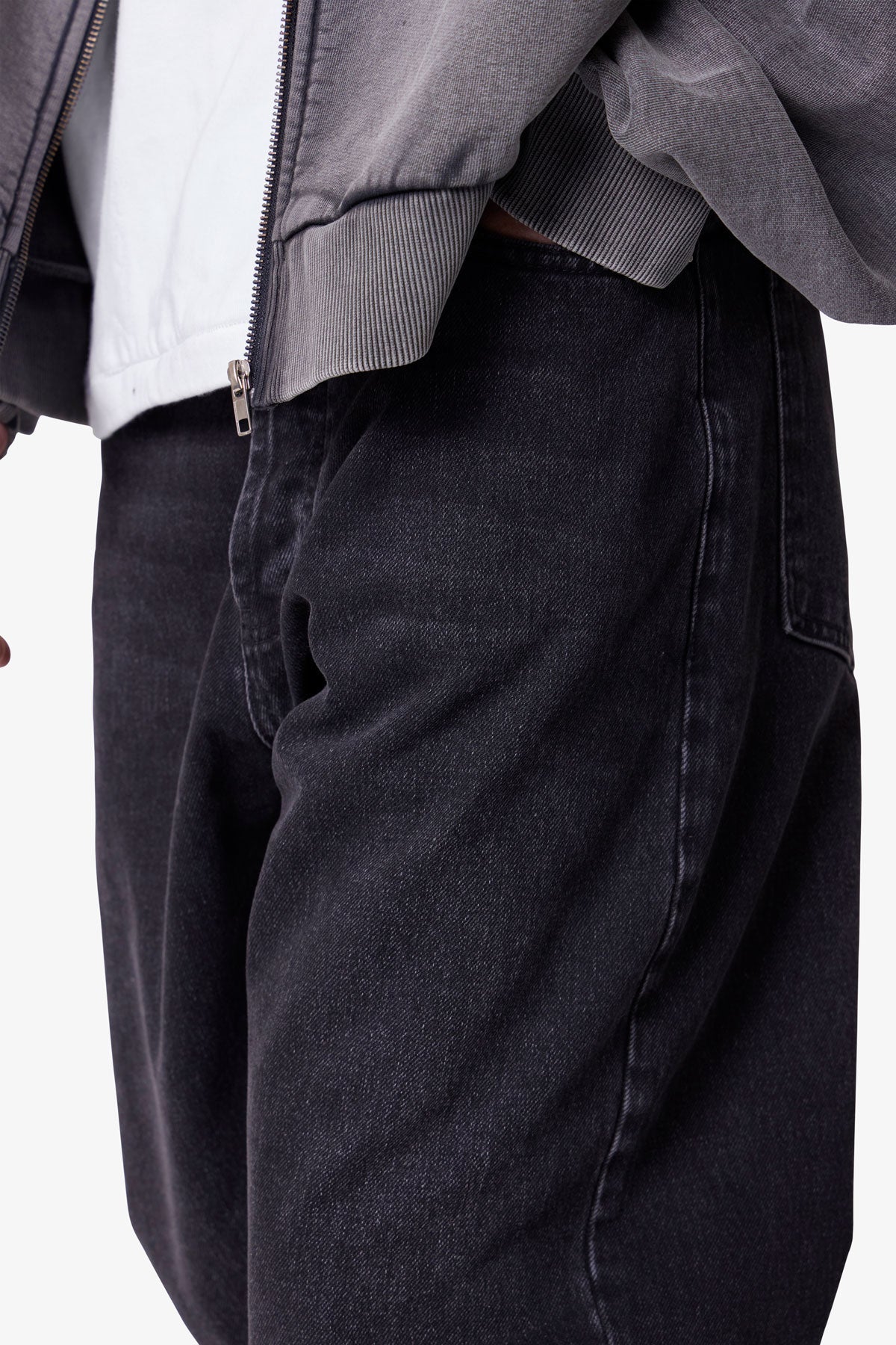 Ultra Baggy Denim - Stone Wash Black - Image 7