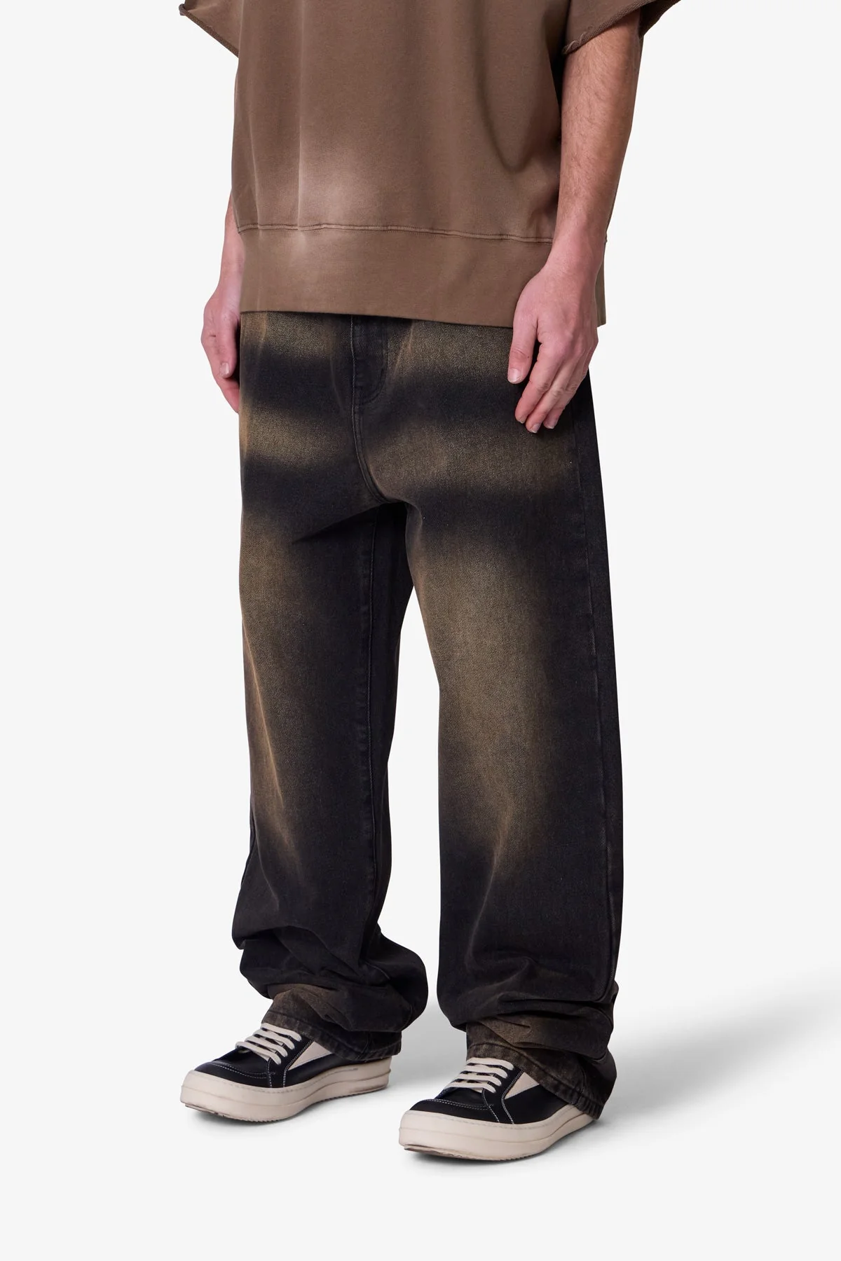 Ultra Baggy Dried Denim - Washed Black - Image 3