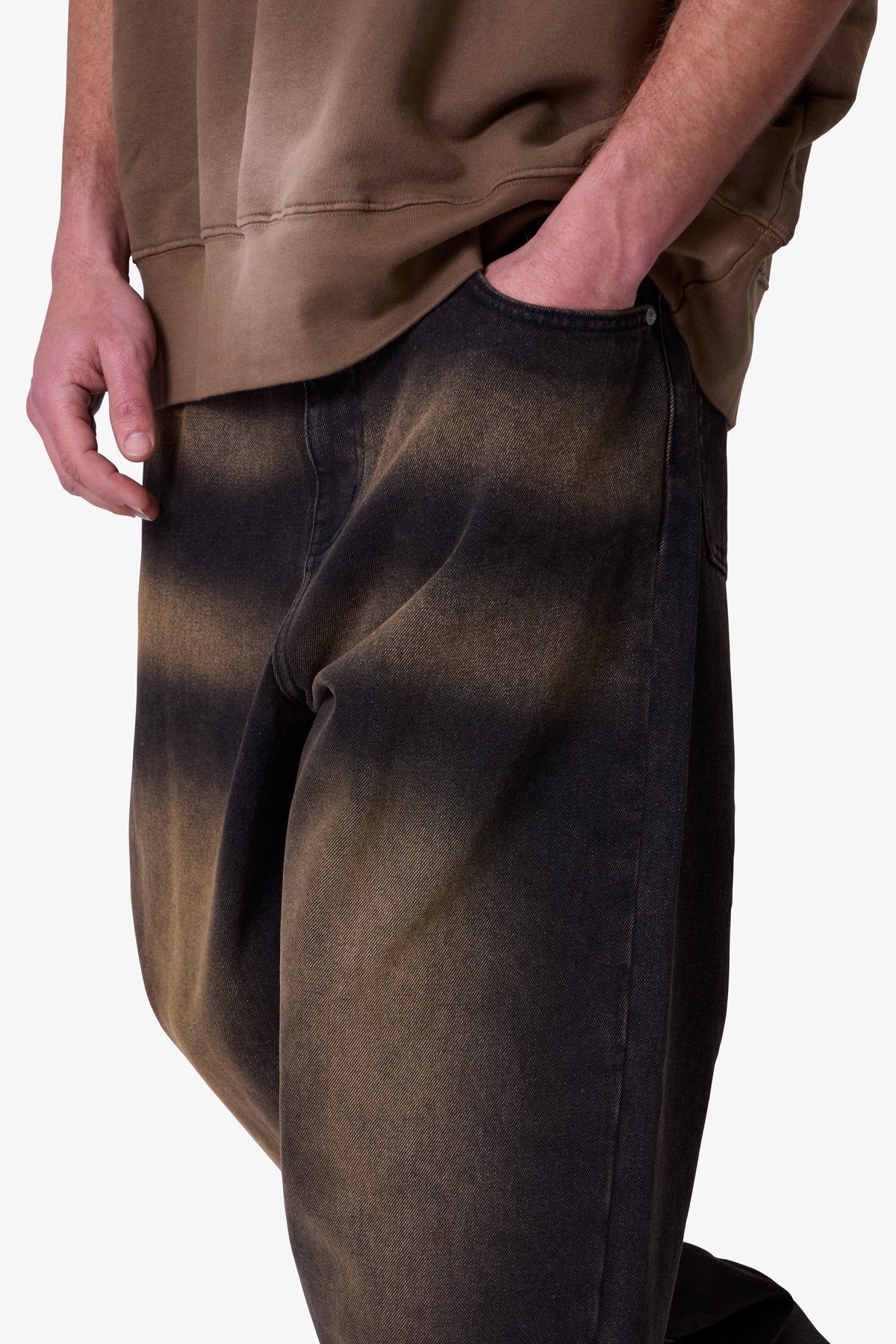 Ultra Baggy Dried Denim - Washed Black - Image 6