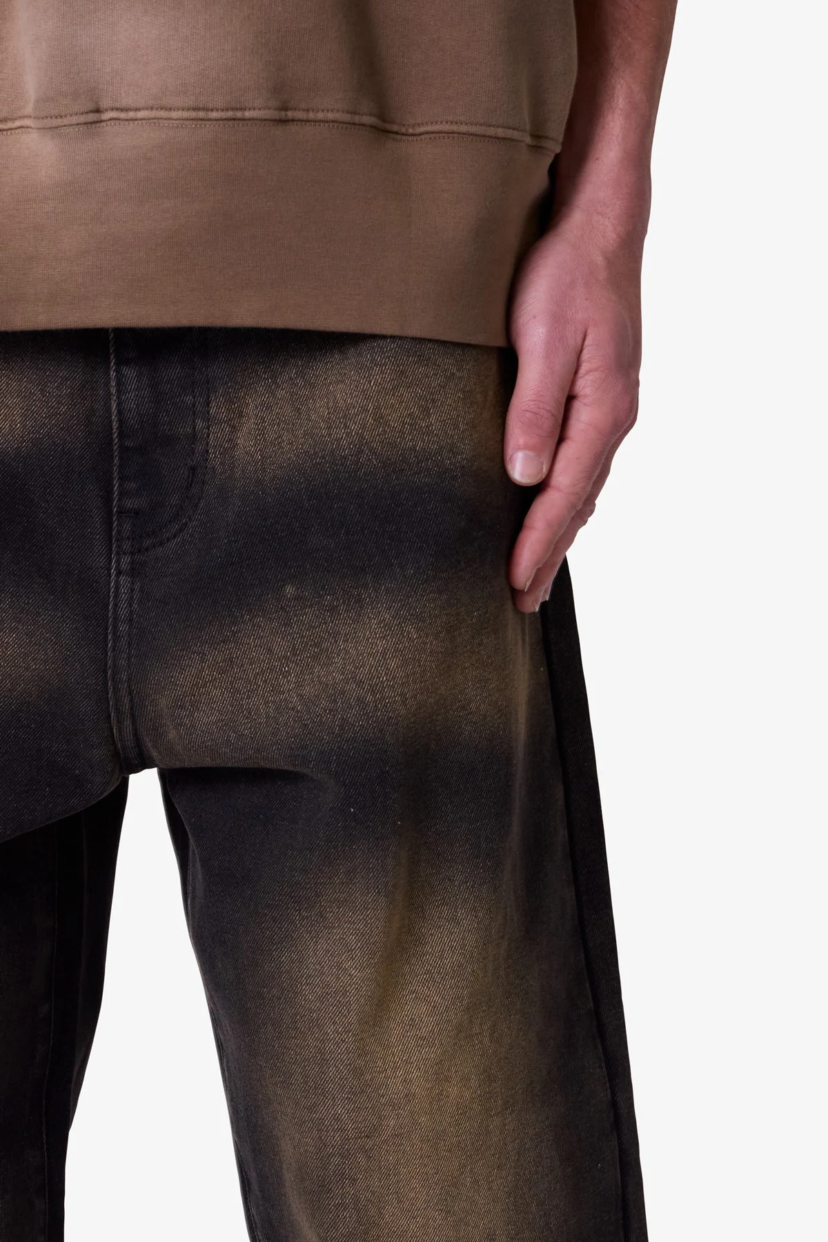 Ultra Baggy Dried Denim - Washed Black - Image 7