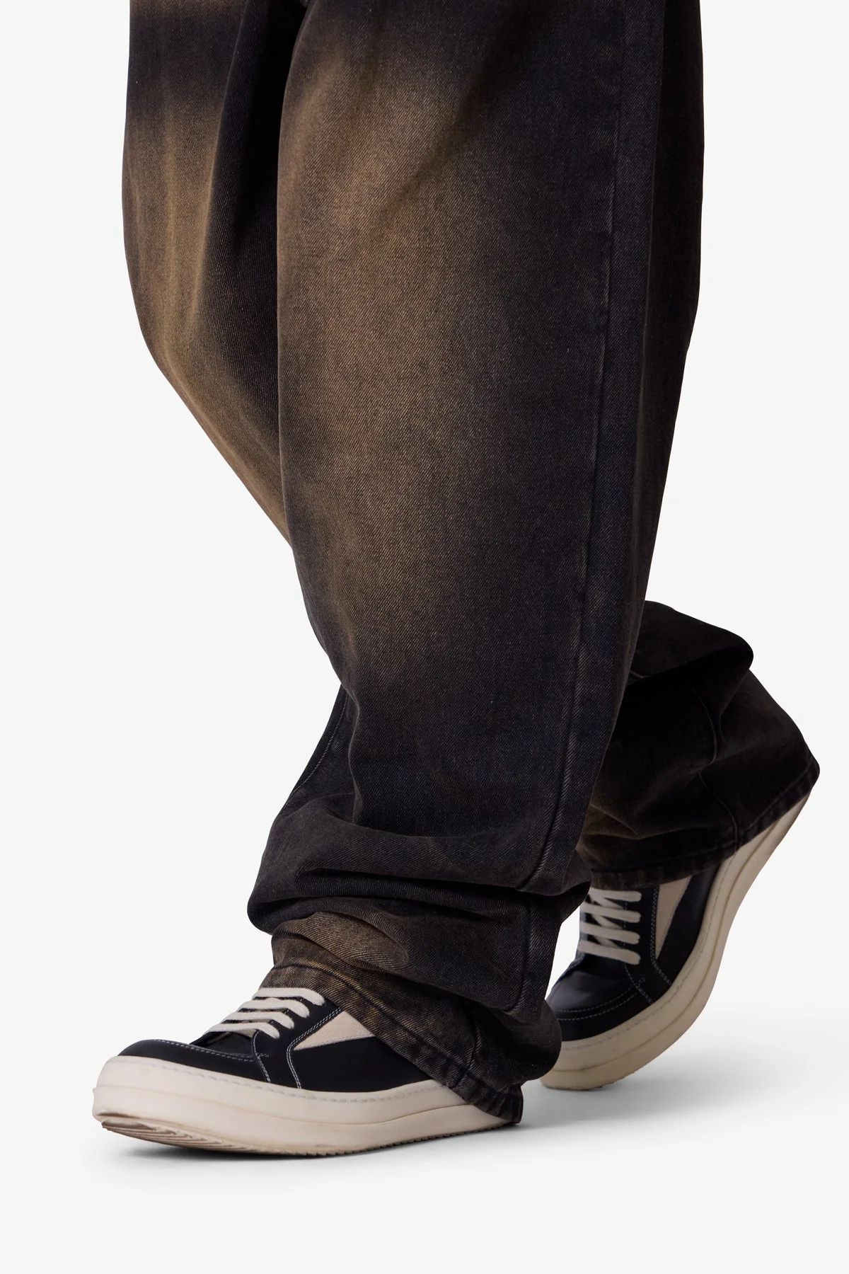 Ultra Baggy Dried Denim - Washed Black - Image 8