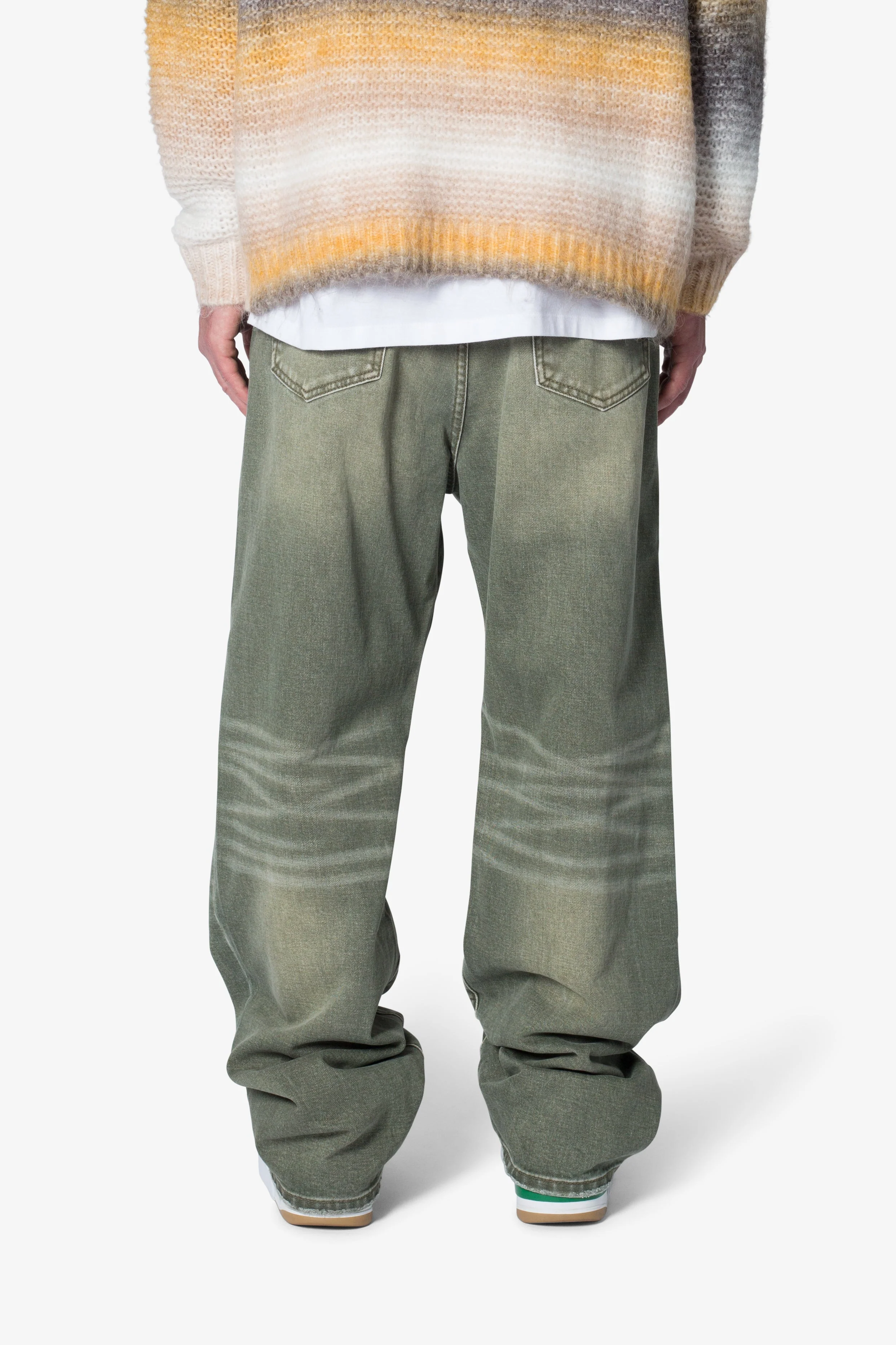 Ultra Baggy Ground Moss Denim - Moss - Image 5