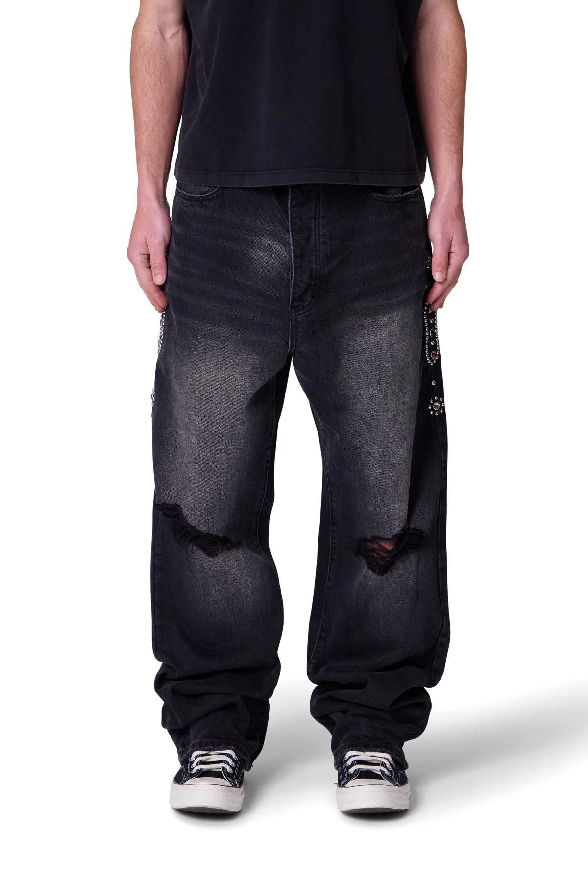 Ultra Baggy Mojave Denim - Washed Black - Image 3