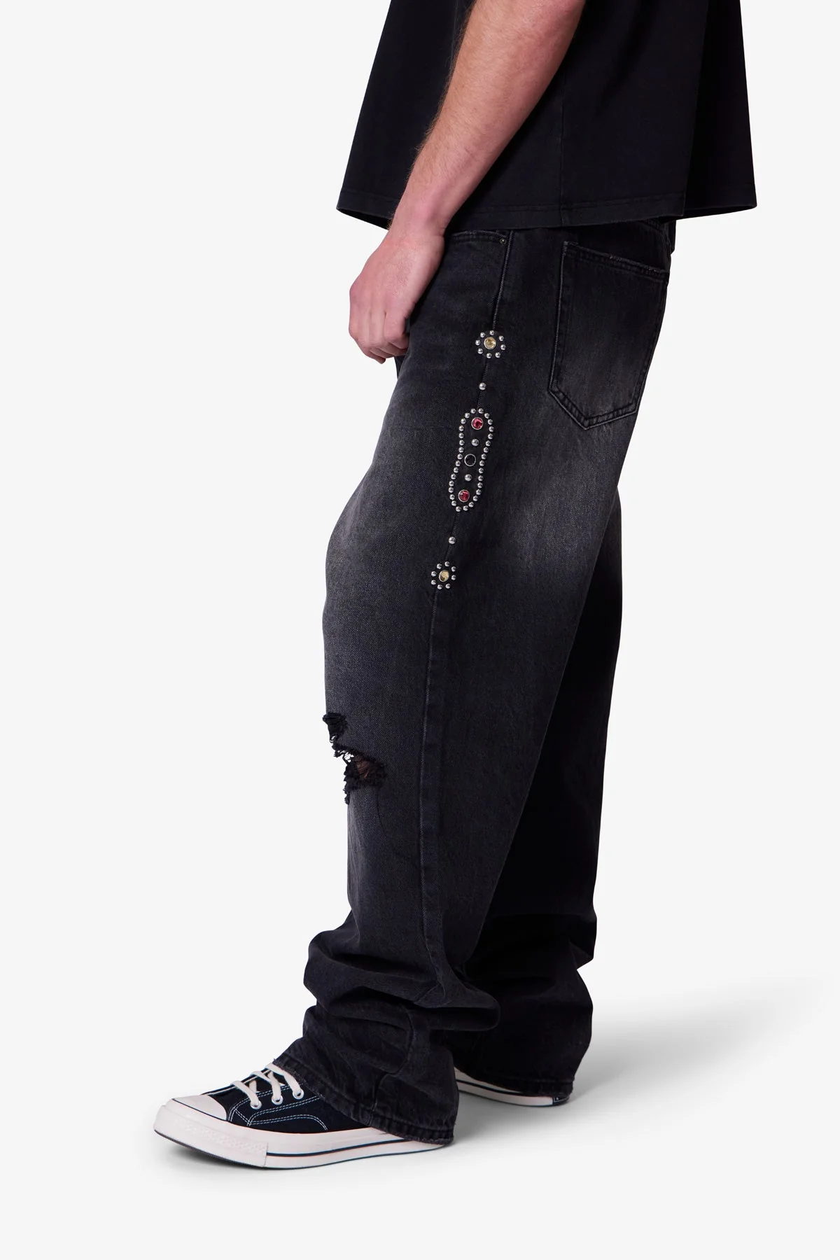Ultra Baggy Mojave Denim - Washed Black - Image 7