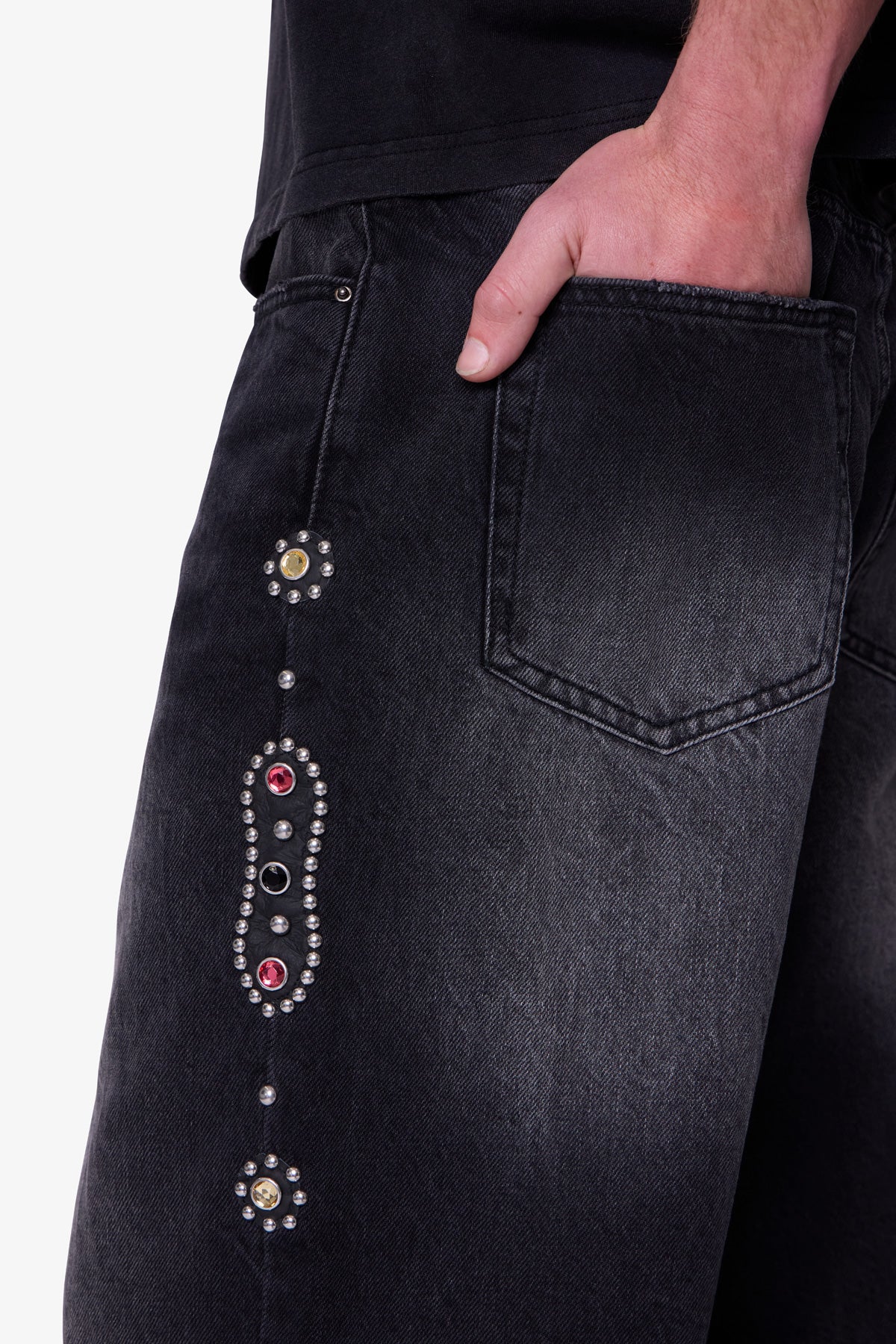 Ultra Baggy Mojave Denim - Washed Black - Image 8