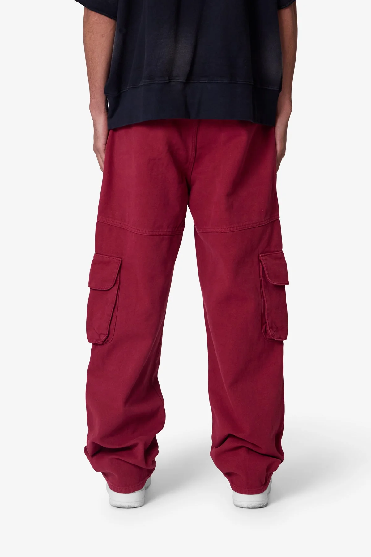 Ultra Baggy Pocketeer Denim - Burgundy - Image 5