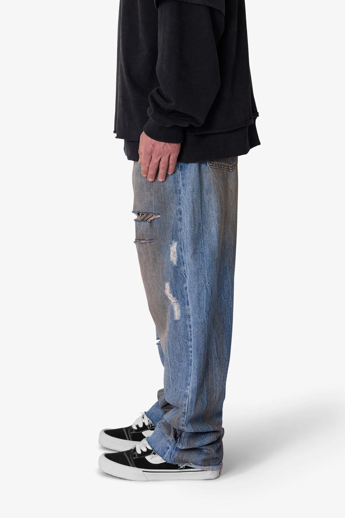 Ultra Baggy Ran Over Denim - Blue - Image 4