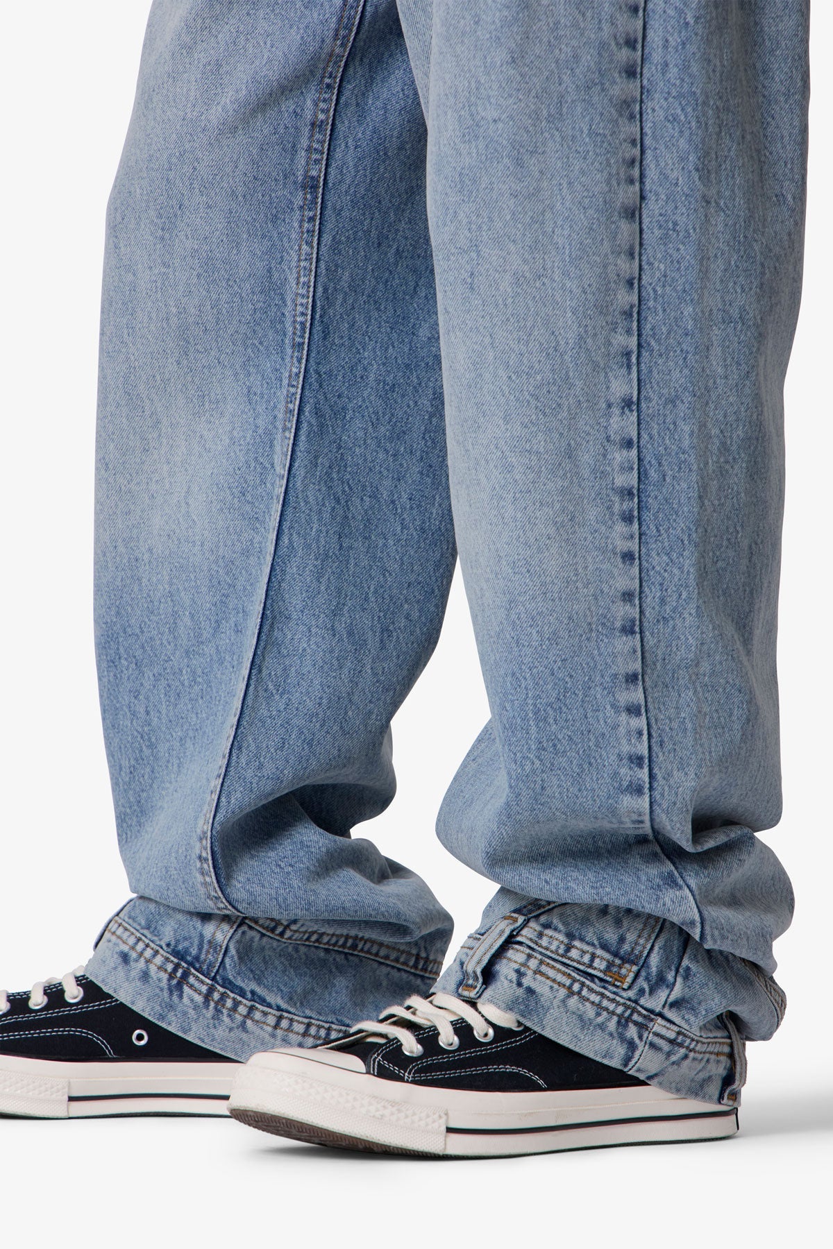 Ultra Baggy Reconstructed Denim - Washed Blue - Image 7