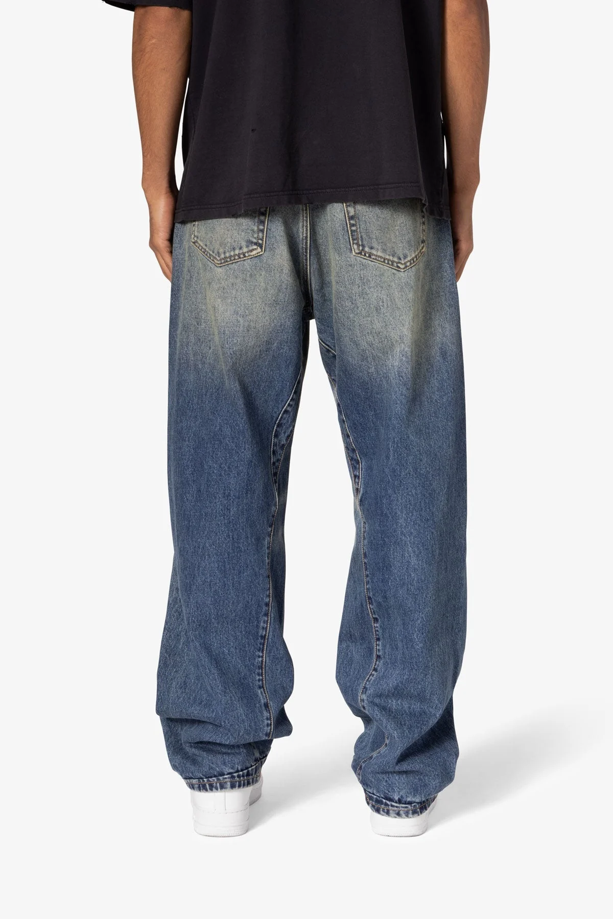 Ultra Baggy Washed Up Denim - Blue - Image 6