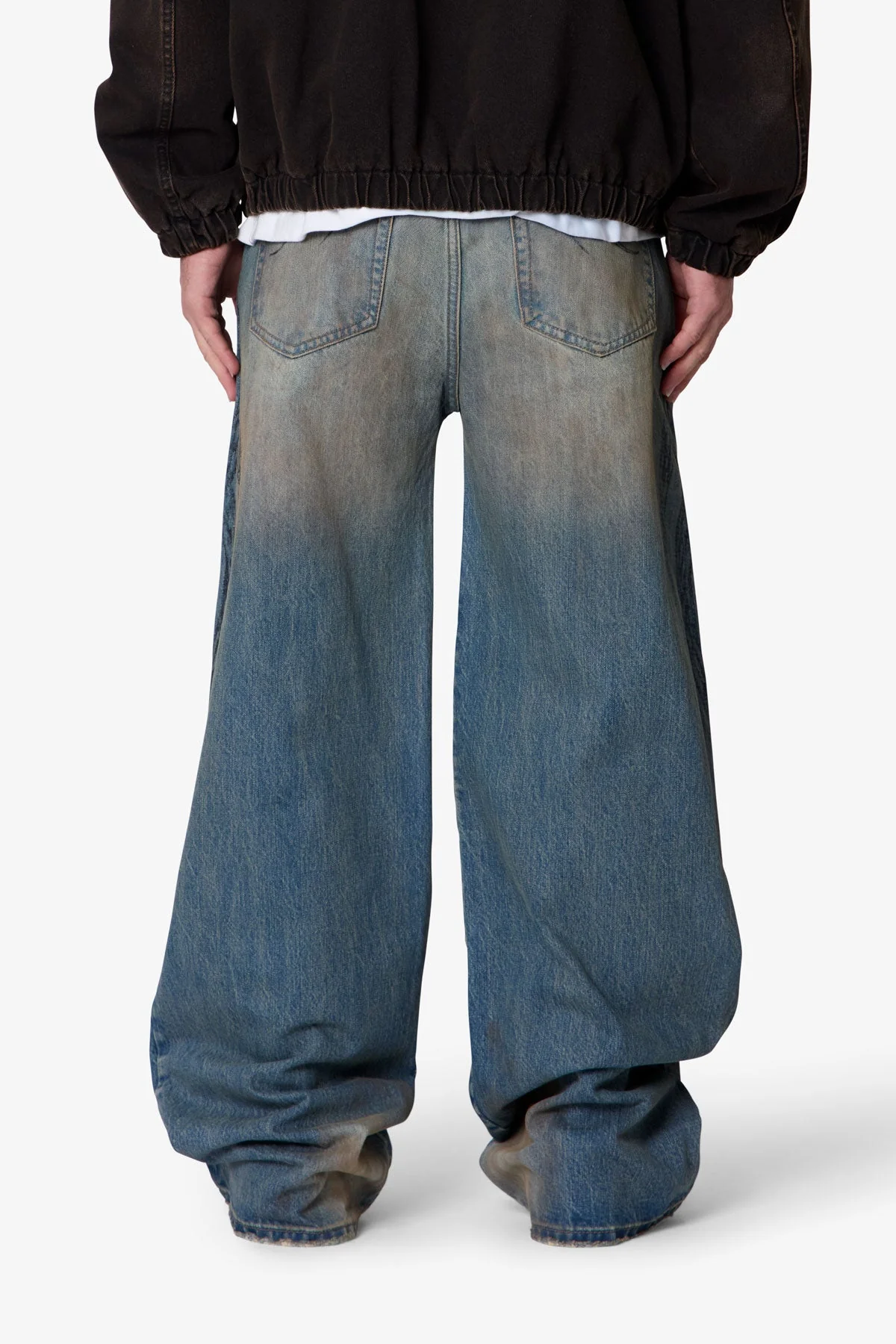 Ultra Wide Tribal Denim - Medium Blue - Image 5