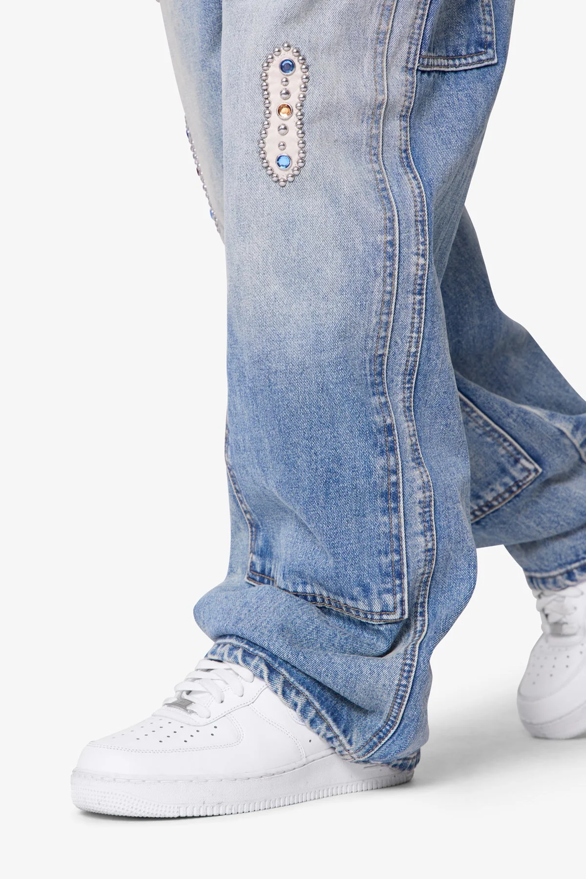 V734 Western Jewel Denim - Blue - Image 8