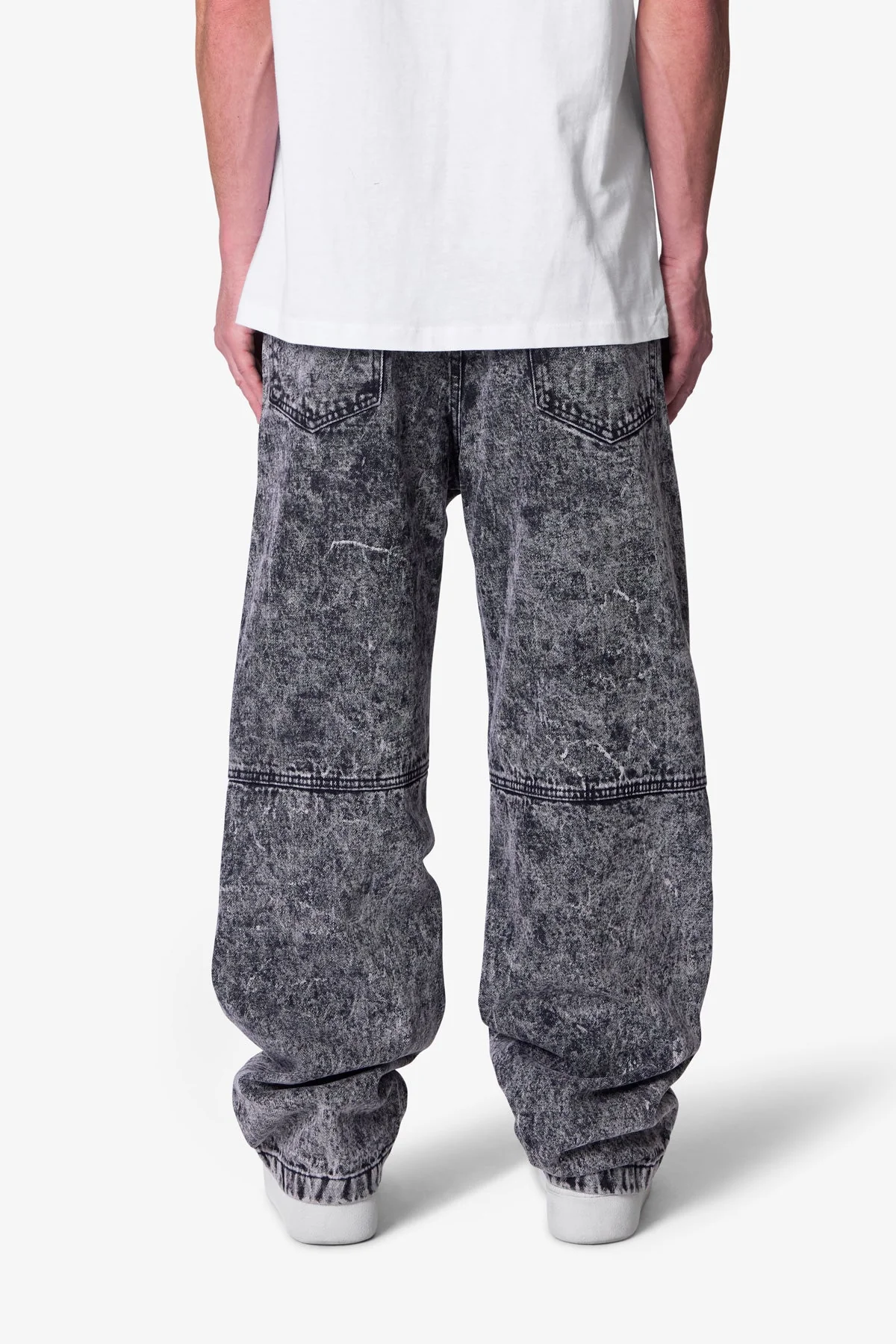 V741 Front Washed Cargo Denim - Grey - Image 5