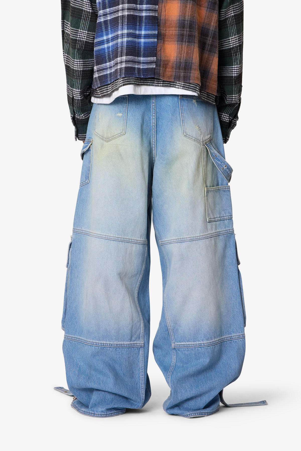 Washed Strapped Rave Denim - Washed Blue - Image 5