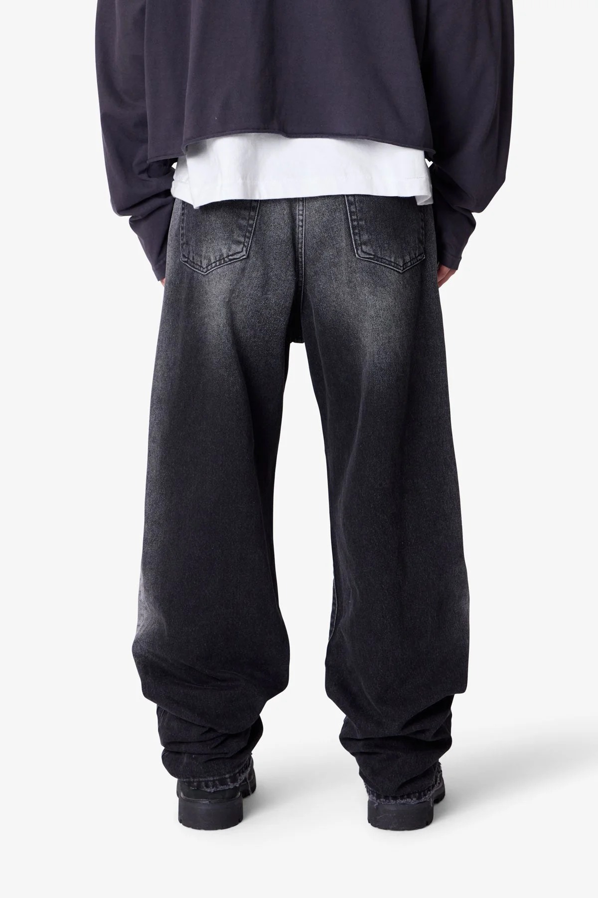 West Double Knee Denim - Black - Image 5