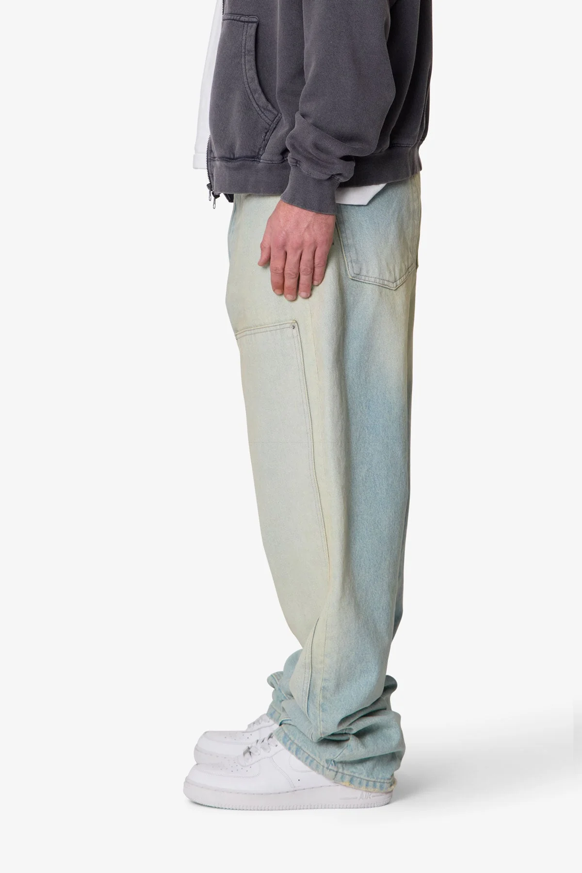 West Double Knee Denim - Blue - Image 4