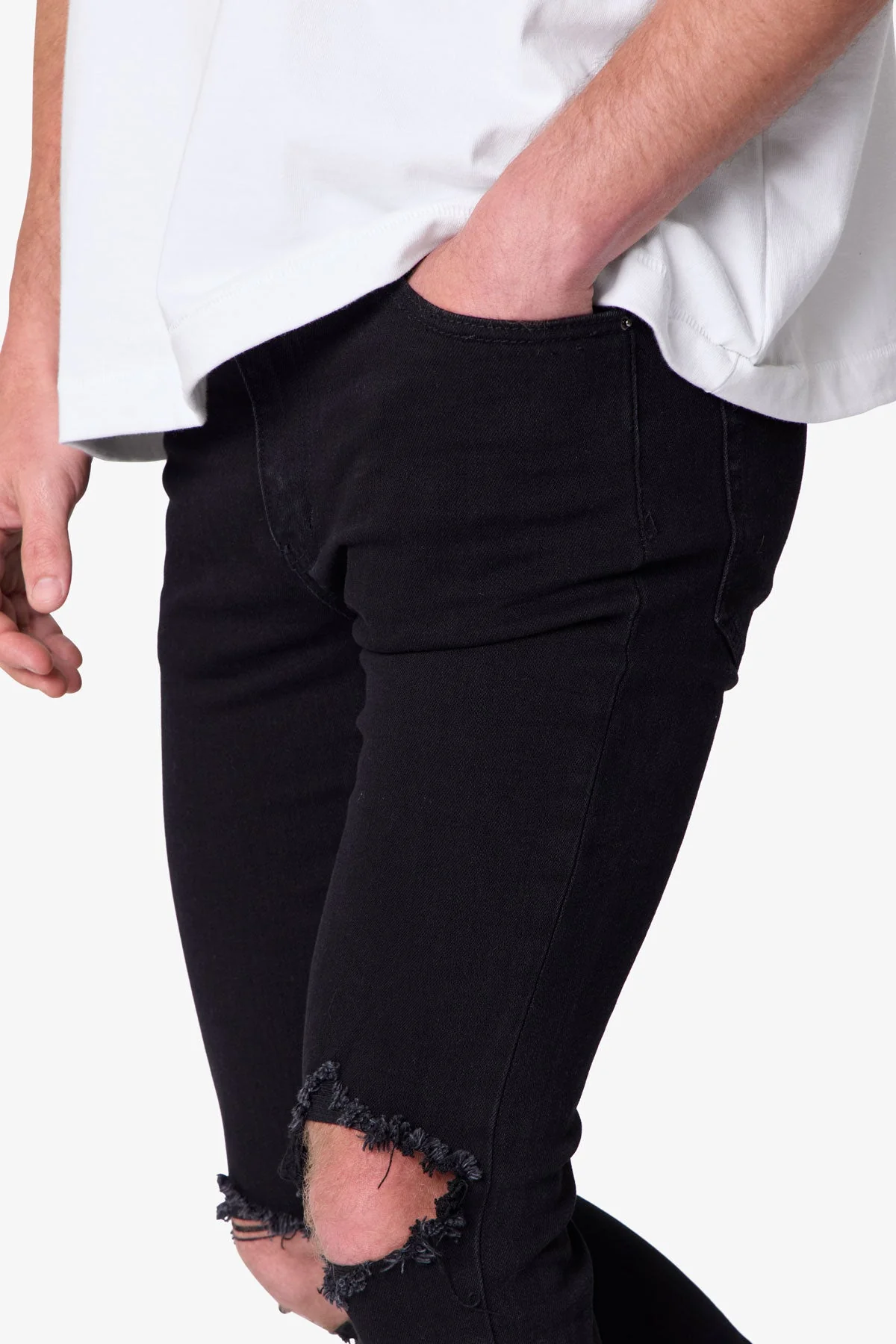 X1 Skinny Denim - Black - Image 7